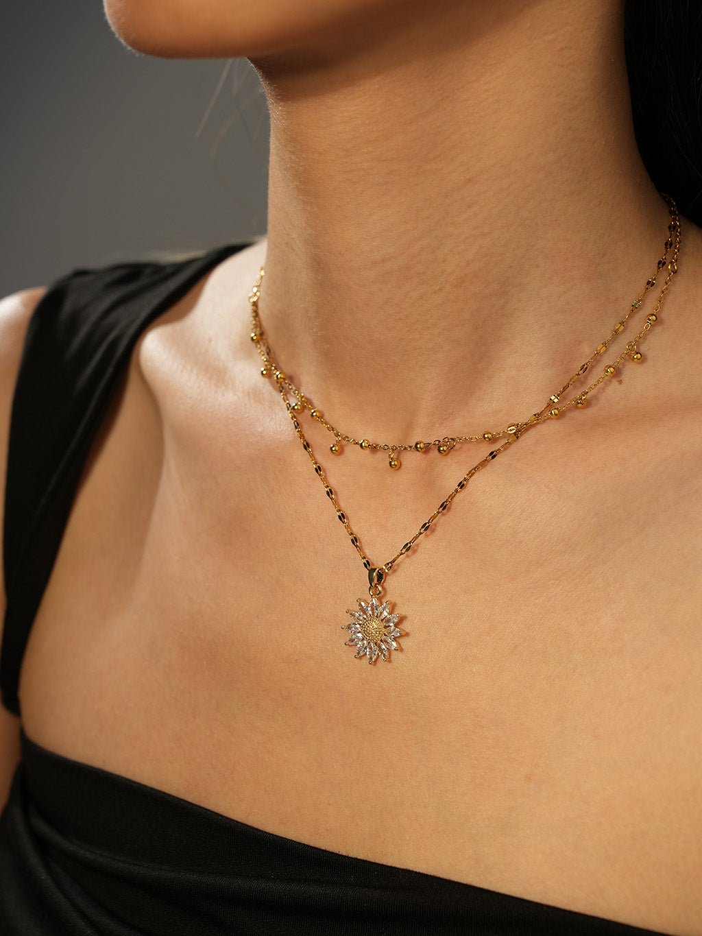 Beaded Kette Gold - Dorose | Wasserresistent, kein Verfärben