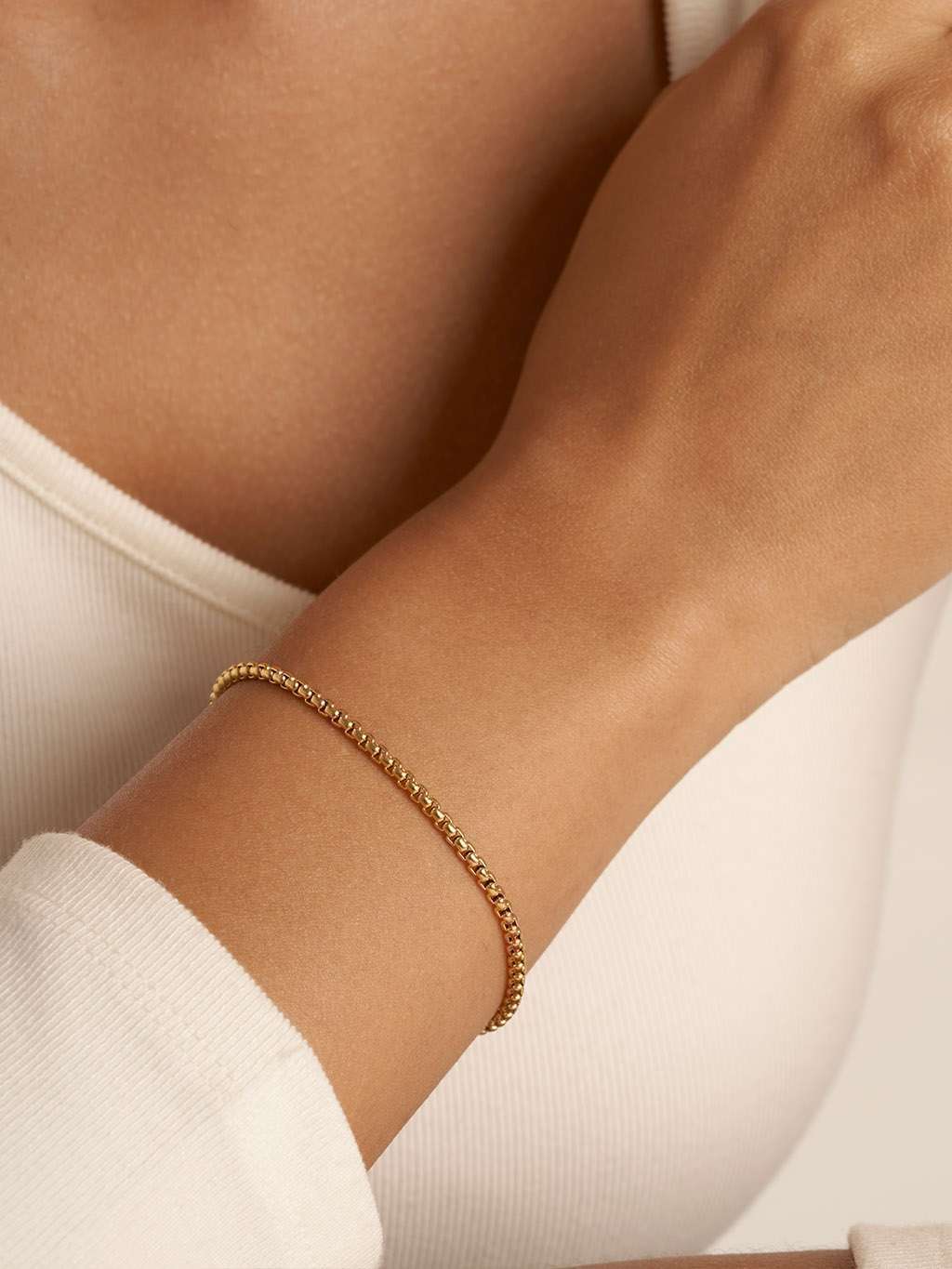 Belcher Armband Gold - Dorose | Wasserfester Schmuck, 18K vergoldet