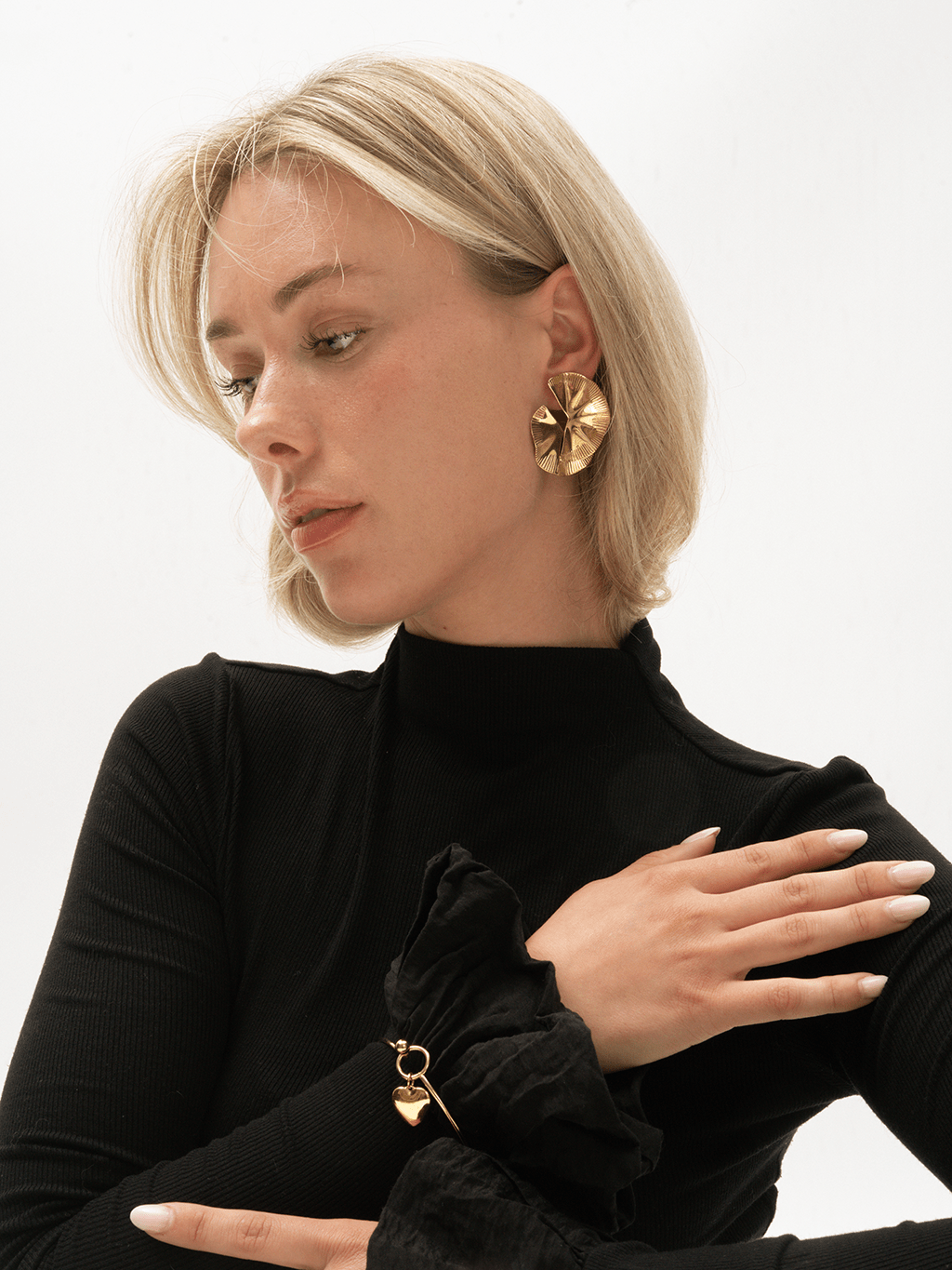 Big Wave Ohrringe Gold - Dorose | Wasserresistent, kein Verfärben
