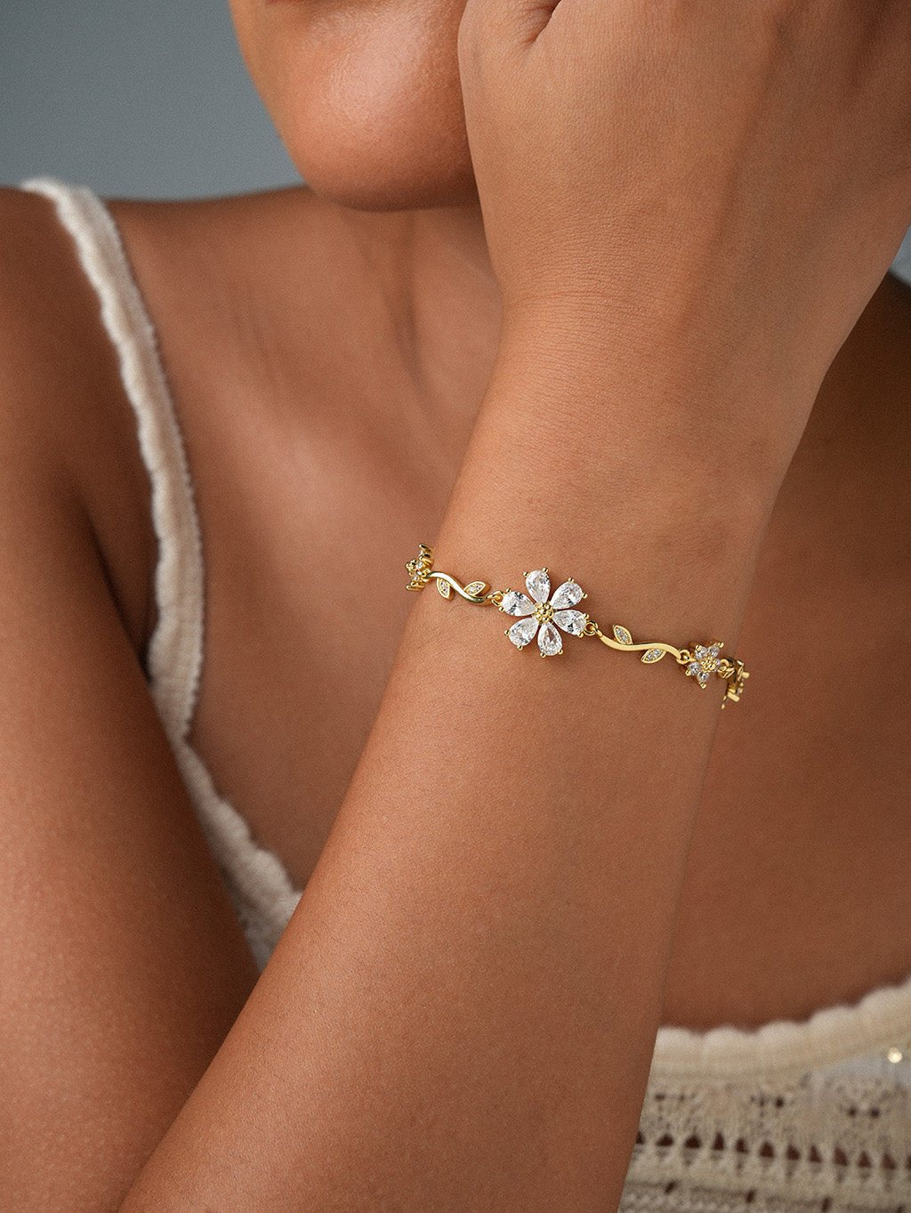 Blossom Garden Armband Gold - Dorose | Wasserresistent, kein Verfärben