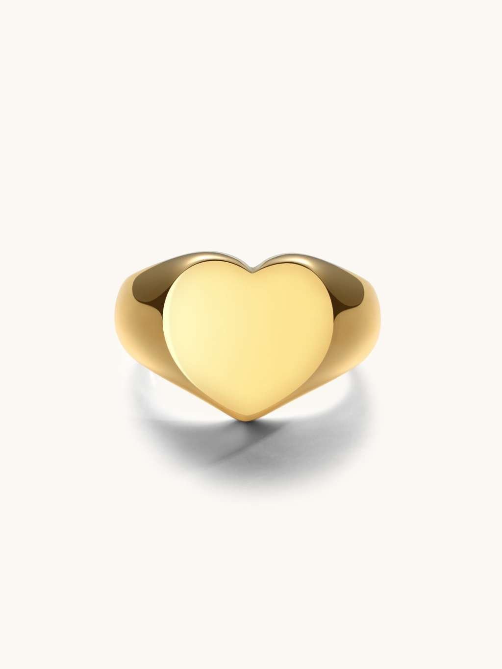Bold Heart Ring Gold - Dorose | Wasserfester Schmuck, 18K vergoldet