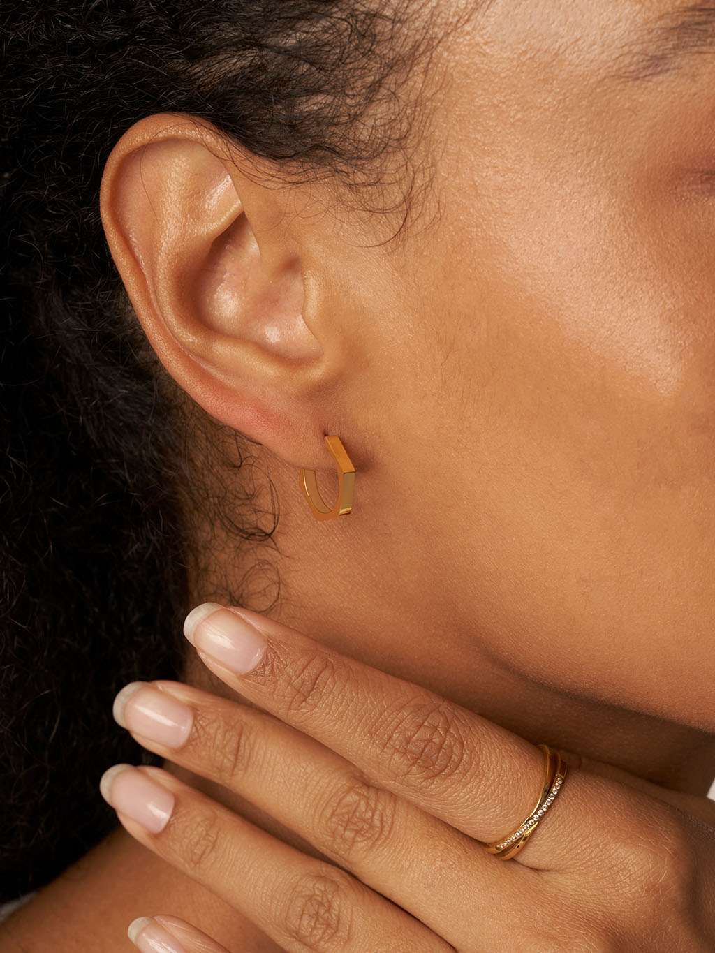 Brave Ohrringe Gold - Dorose | Wasserfester Schmuck, 18K vergoldet