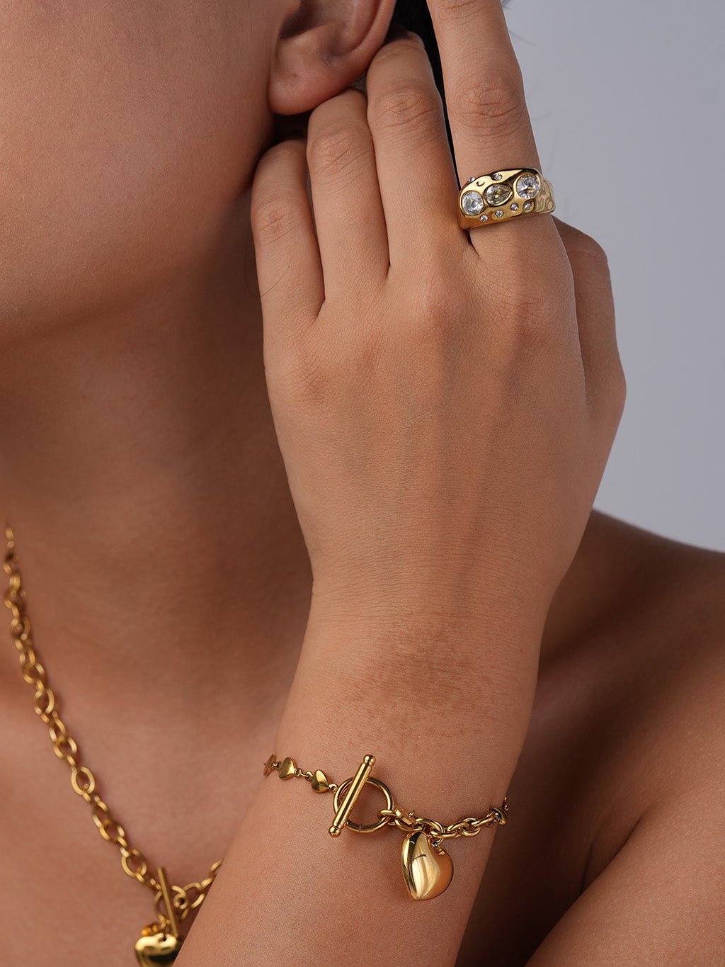 Breitband - Ring Gold - Dorose | Wasserresistent, kein Verfärben