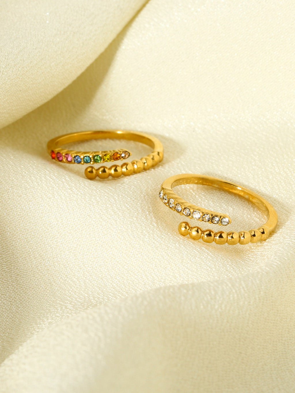 Brilliant Rainbow Ring Gold - Dorose | Wasserresistent, kein Verfärben
