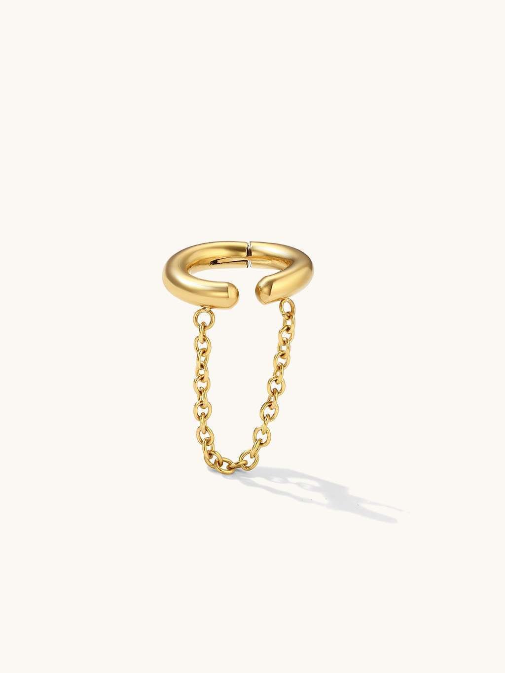 Chain Earcuff Gold & Silber - Dorose | Wasserfester Schmuck, 18K vergoldet