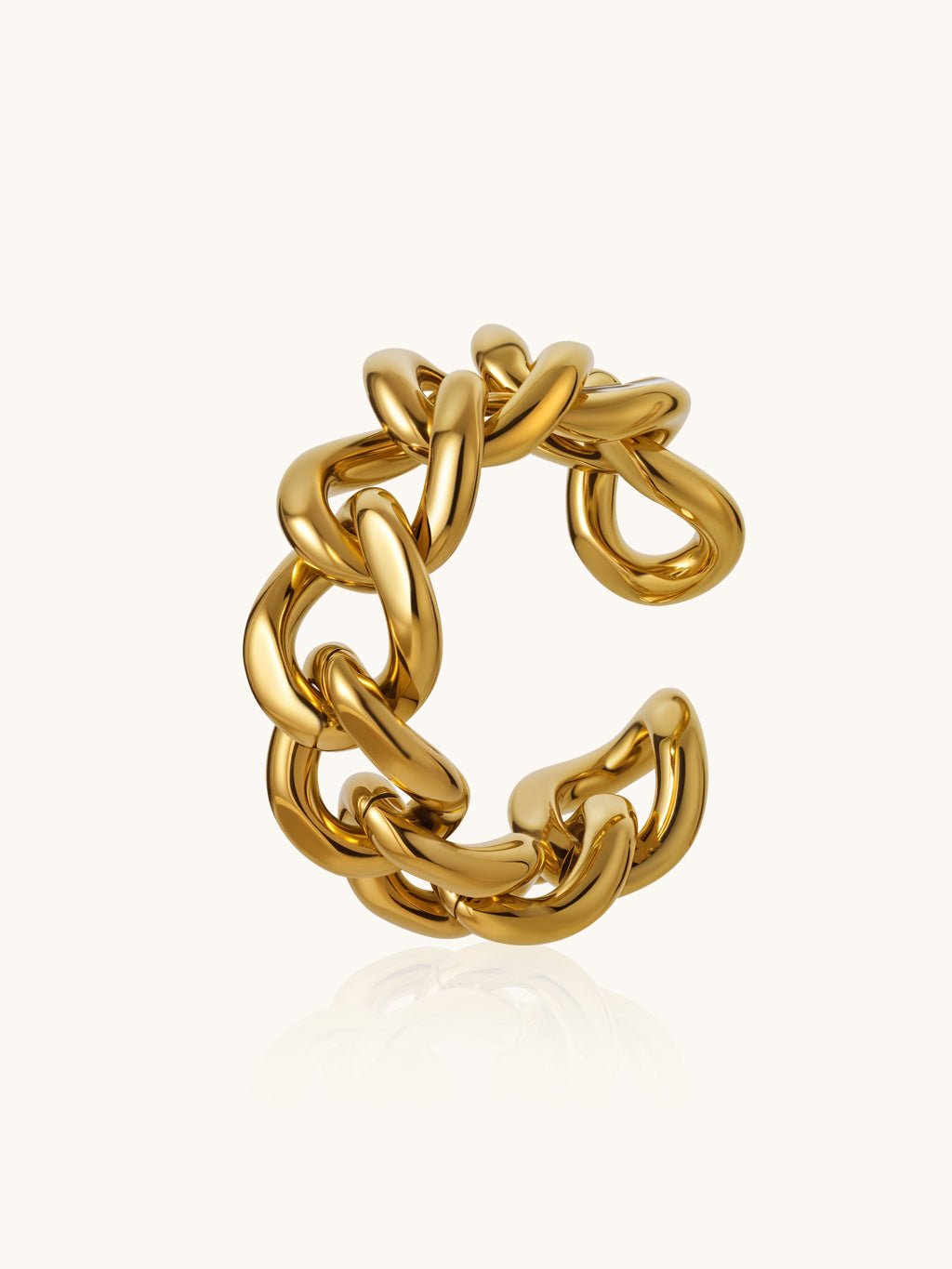 Chain Link Ring Gold 54mm - Dorose | Wasserresistent, kein Verfärben