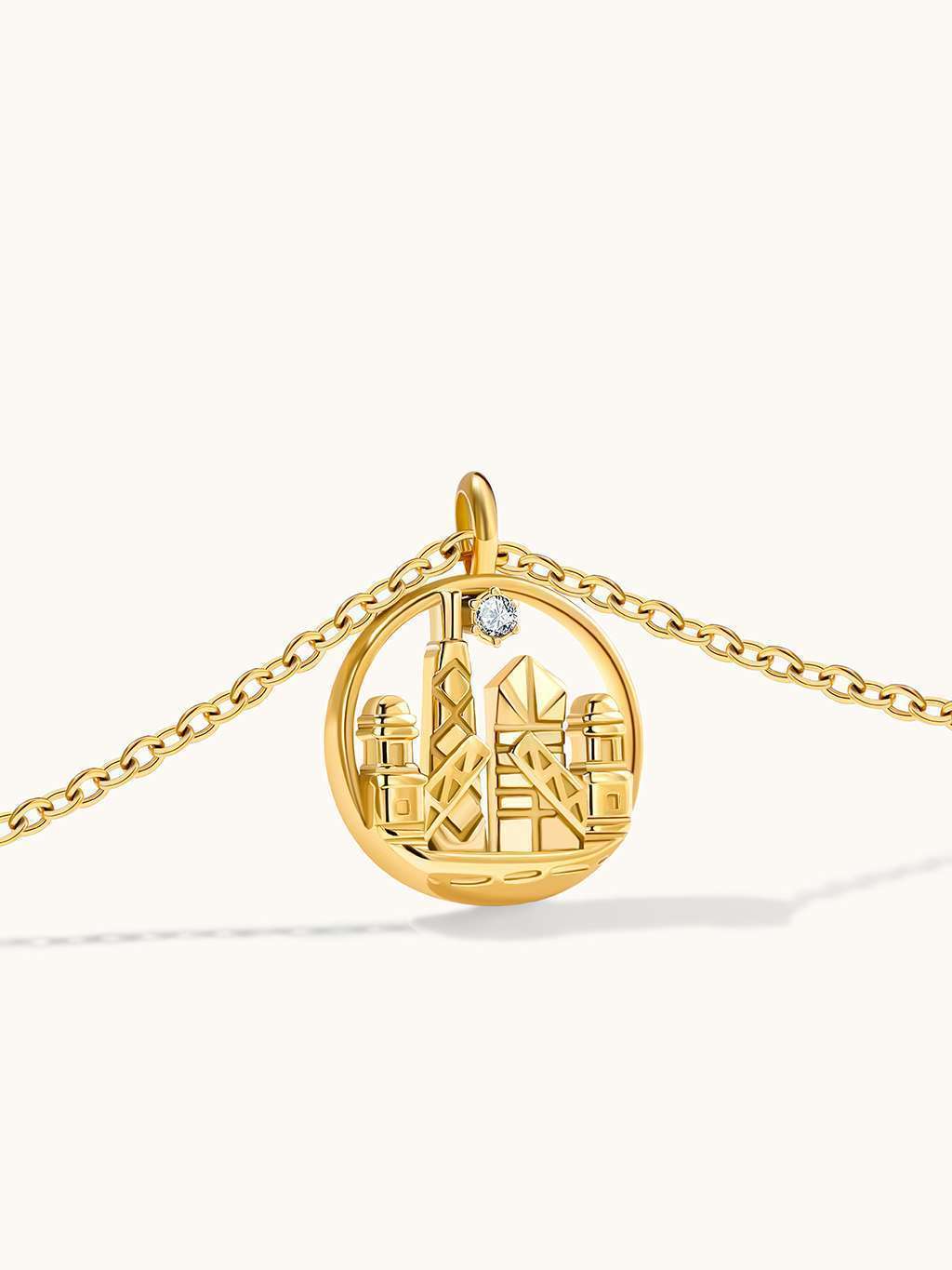 Chicago Halskette Gold - Dorose | Wasserfester Schmuck, 18K vergoldet