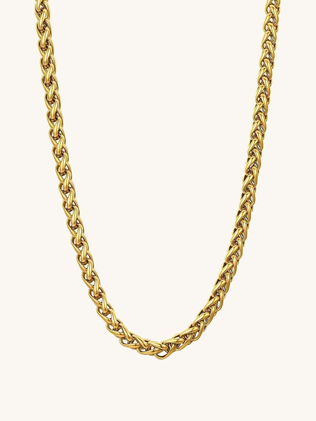 Chunky Twisted Kette Gold & Silber - Dorose | Wasserfester Schmuck, 18K vergoldet