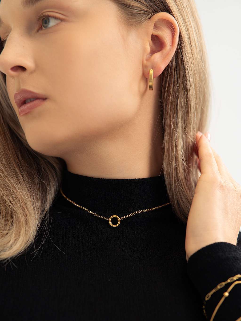 Circle Kette Gold - Dorose | Wasserfester Schmuck, 18K vergoldet