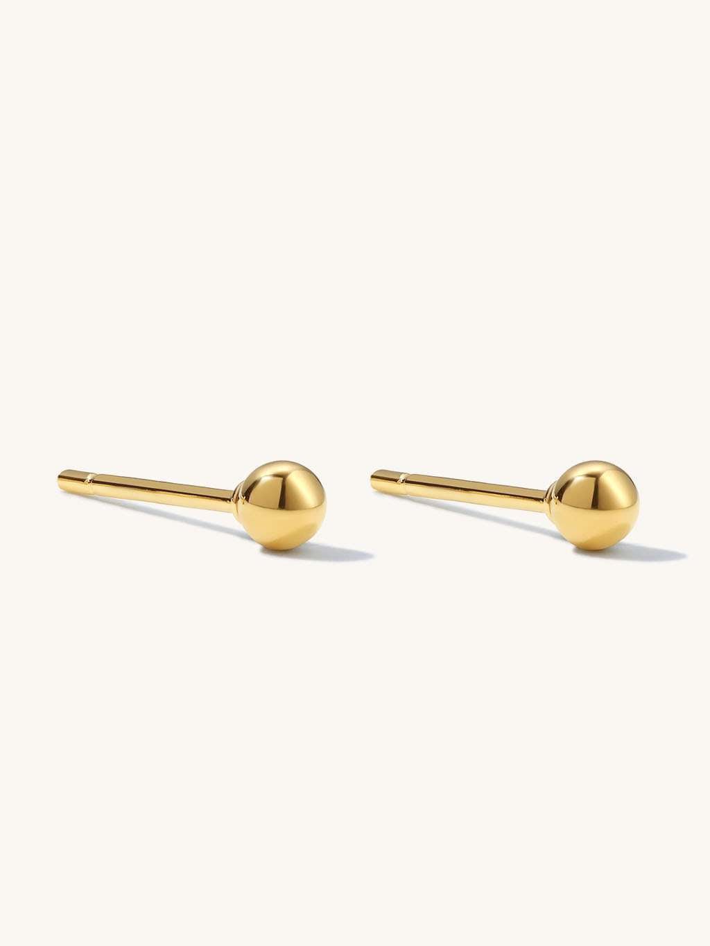 Classic Dot Ohrringe Gold - Dorose | Wasserfester Schmuck, 18K vergoldet