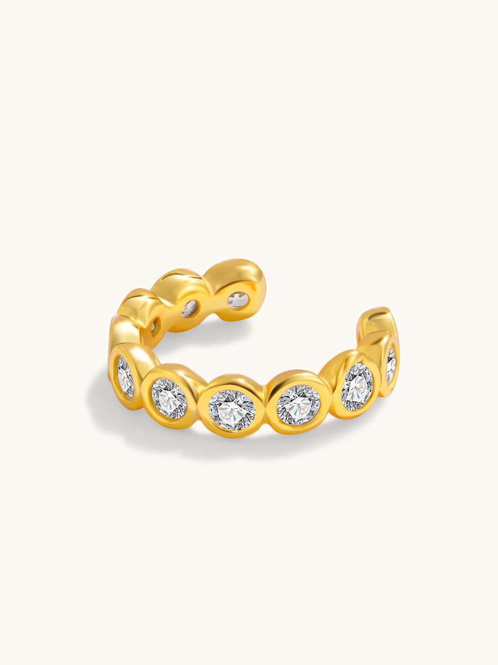 Clear Shine Earcuff Gold - Dorose | Wasserfester Schmuck, 18K vergoldet