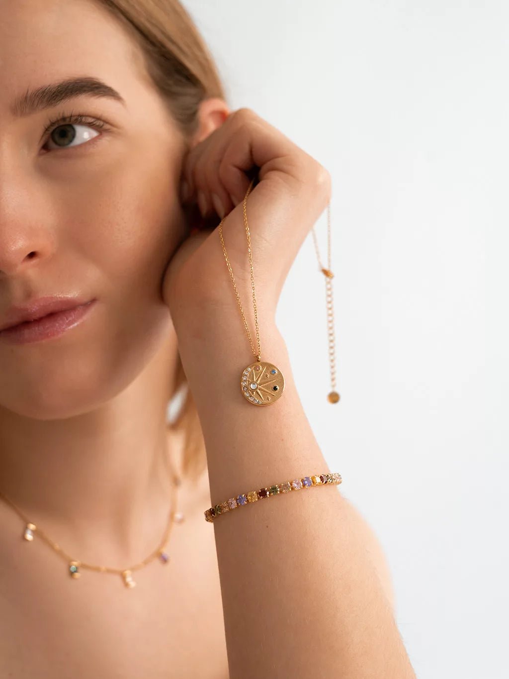 Colorful Armband Gold - Dorose | Wasserfester Schmuck, 18K vergoldet