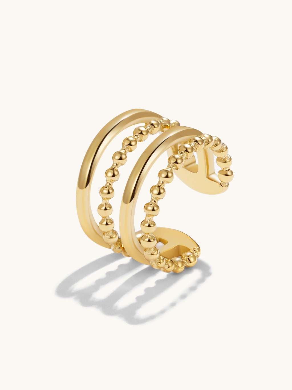 Daily Earcuff Gold - Dorose | Wasserfester Schmuck, 18K vergoldet
