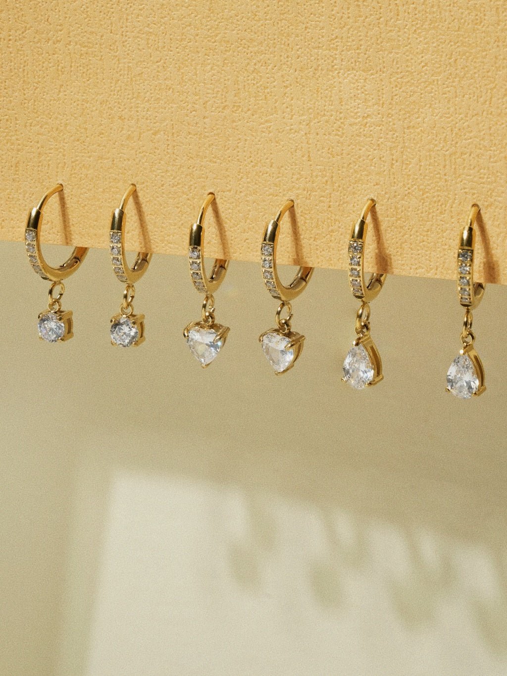 Dazzling Grace Ohrringe Gold - Dorose | Wasserresistent, kein Verfärben