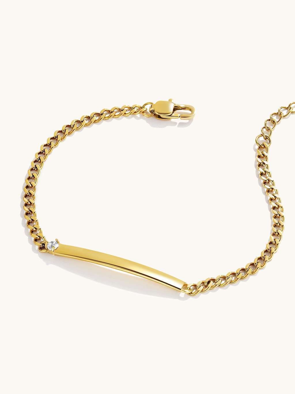 Determined Armband Gold - Dorose | Wasserfester Schmuck, 18K vergoldet