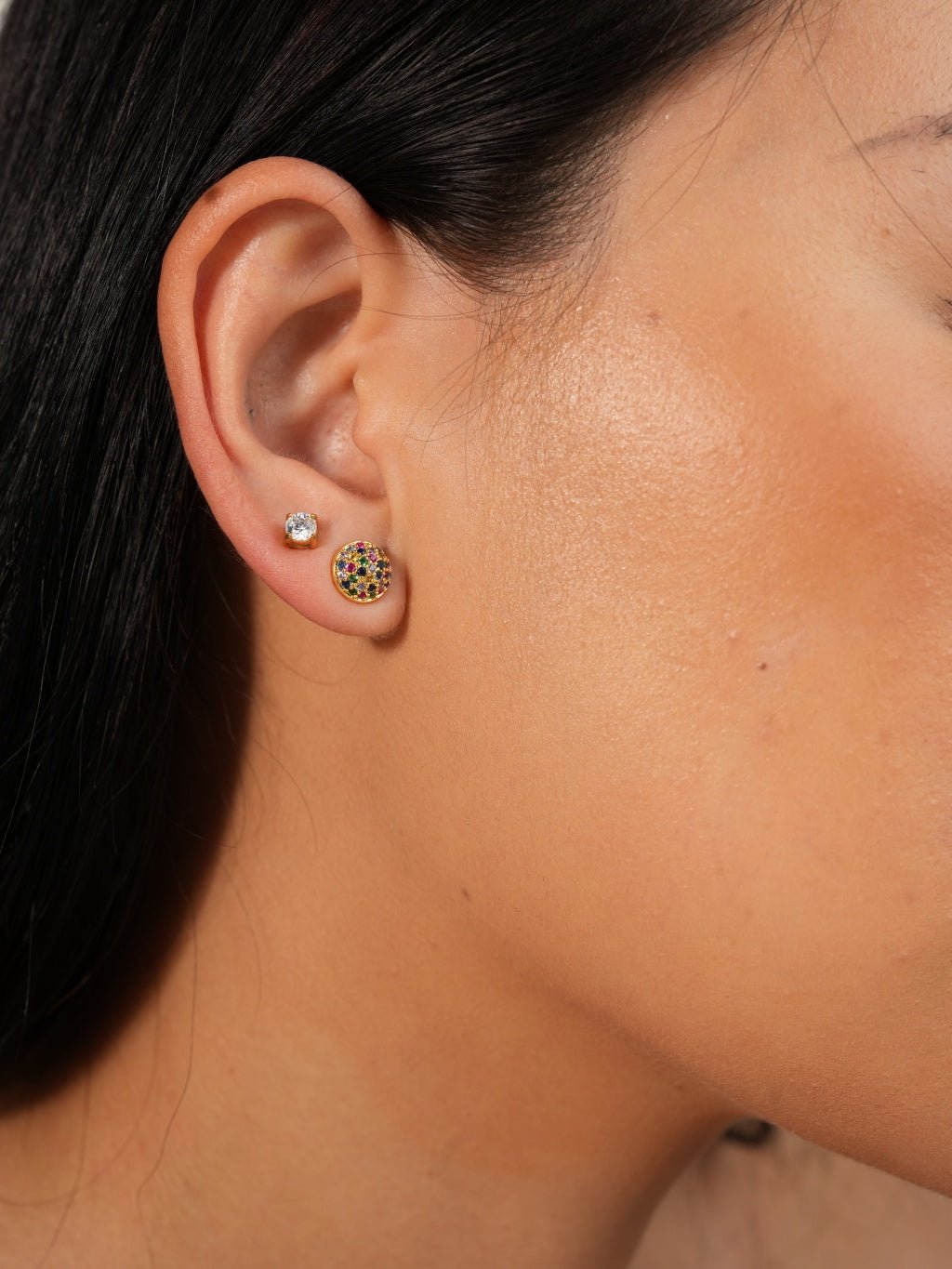 Disco Ball Ohrringe Gold - Dorose | Wasserresistent, kein Verfärben