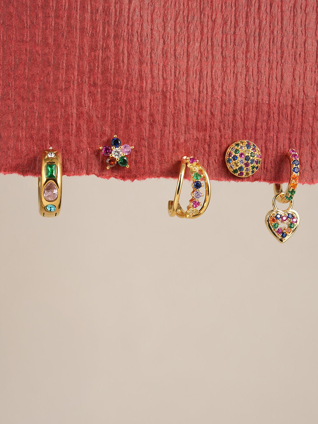 Disco Ball Ohrringe Gold - Dorose | Wasserresistent, kein Verfärben