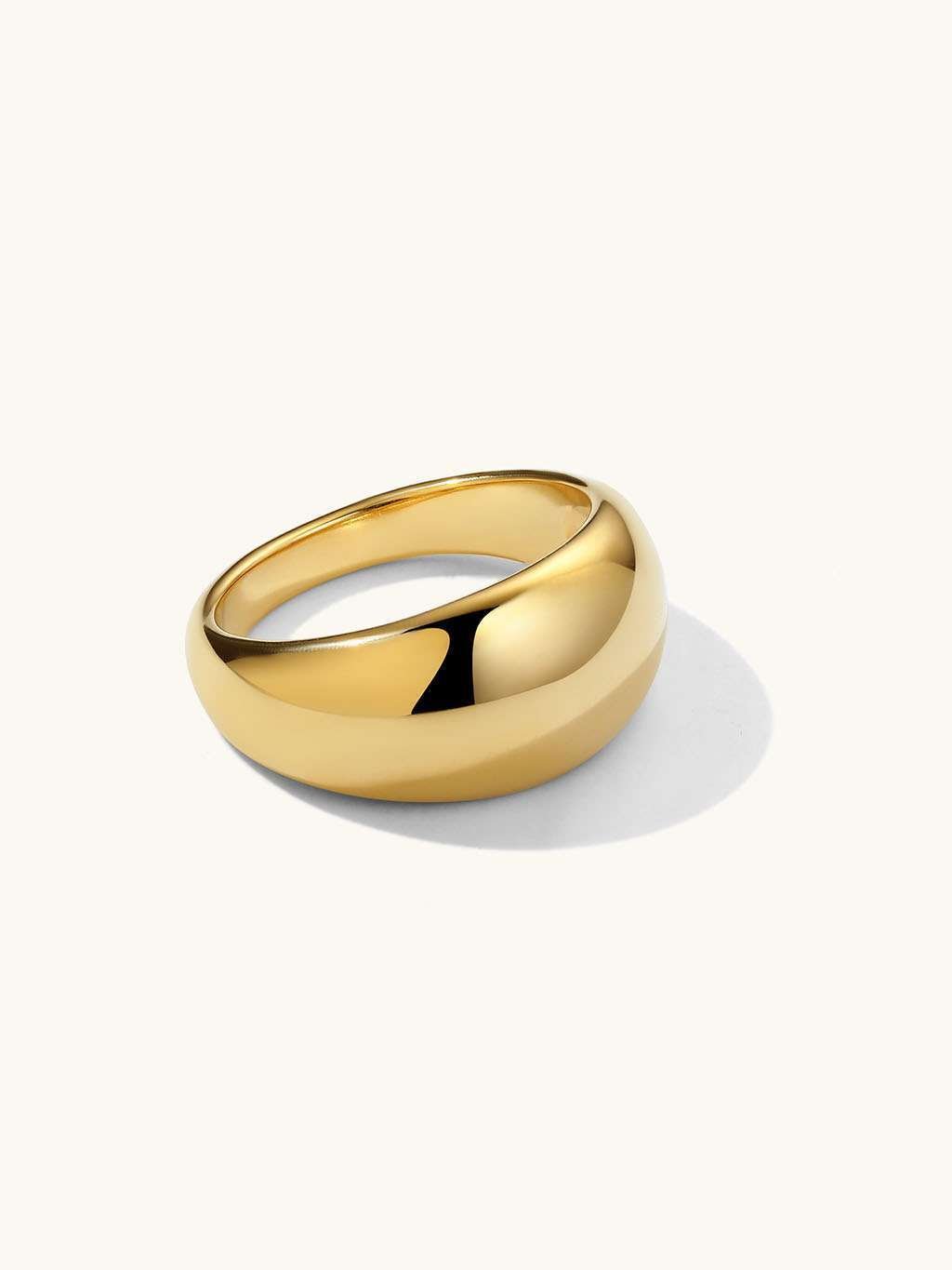 Dôme Ring Gold & Silber - Dorose | Wasserfester Schmuck, 18K vergoldet