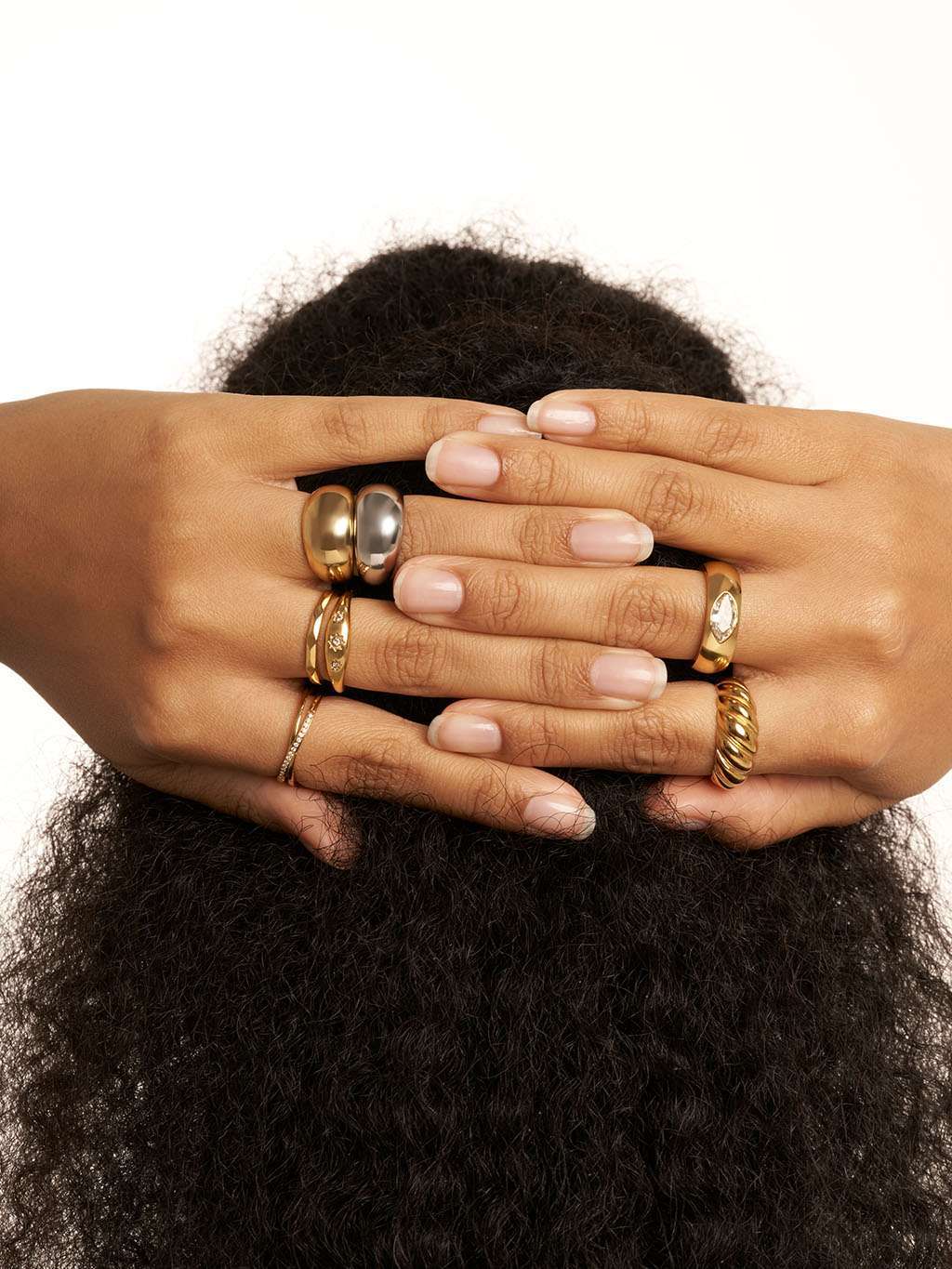 Dôme Ring Gold & Silber - Dorose | Wasserfester Schmuck, 18K vergoldet