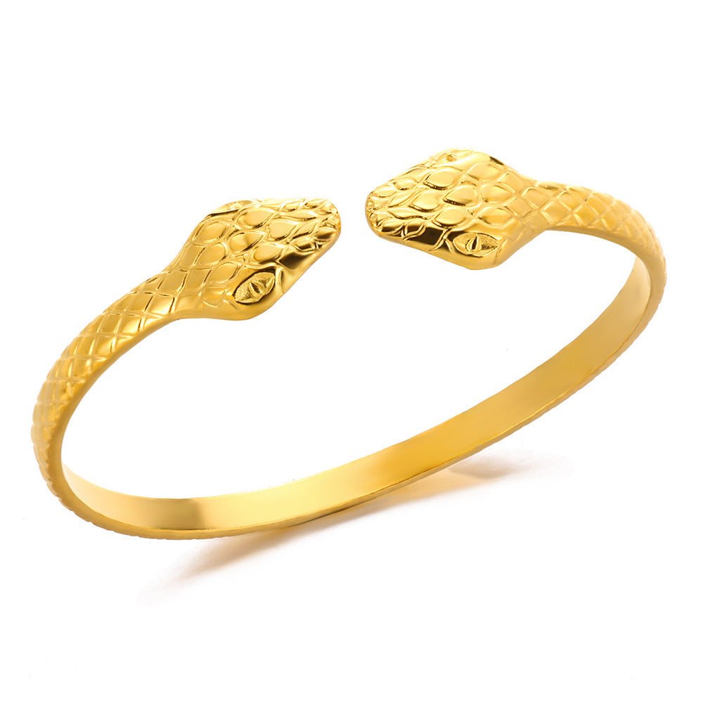 Doppelschlangen Armband Gold - Dorose | Wasserresistent, kein Verfärben