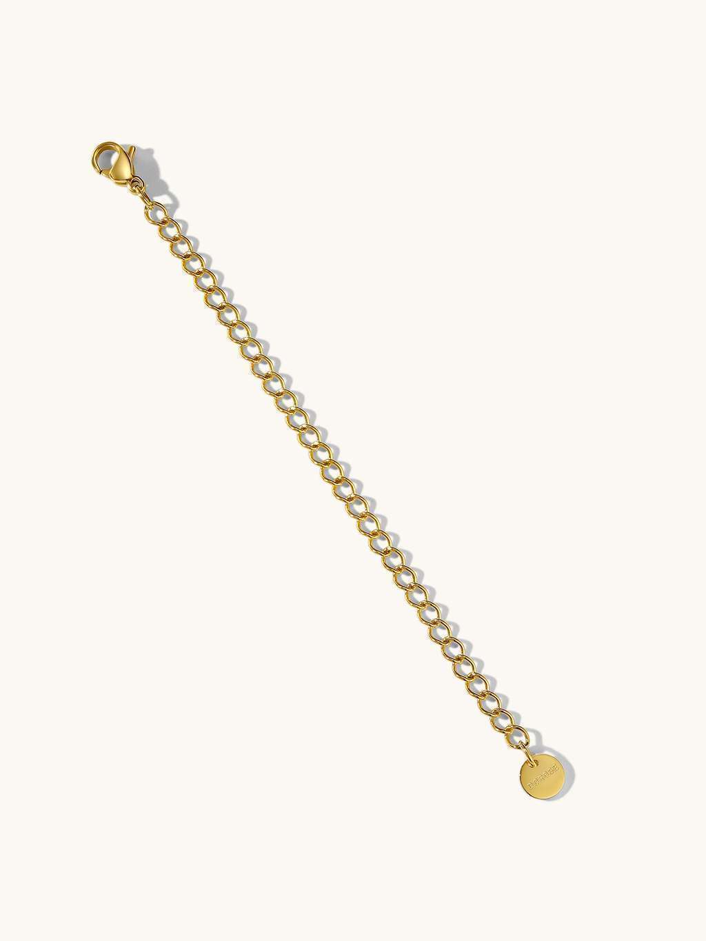 DOROSE Kettenverlängerung Gold 10cm - Dorose | Wasserfester Schmuck, 18K vergoldet