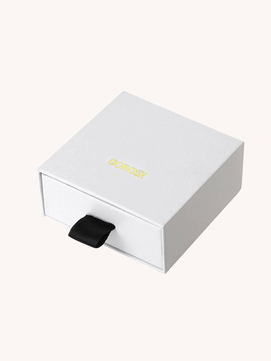 DOROSE Schmuckbox Weiß für Ringe, Ohrringe, Halsketten und Armbänder