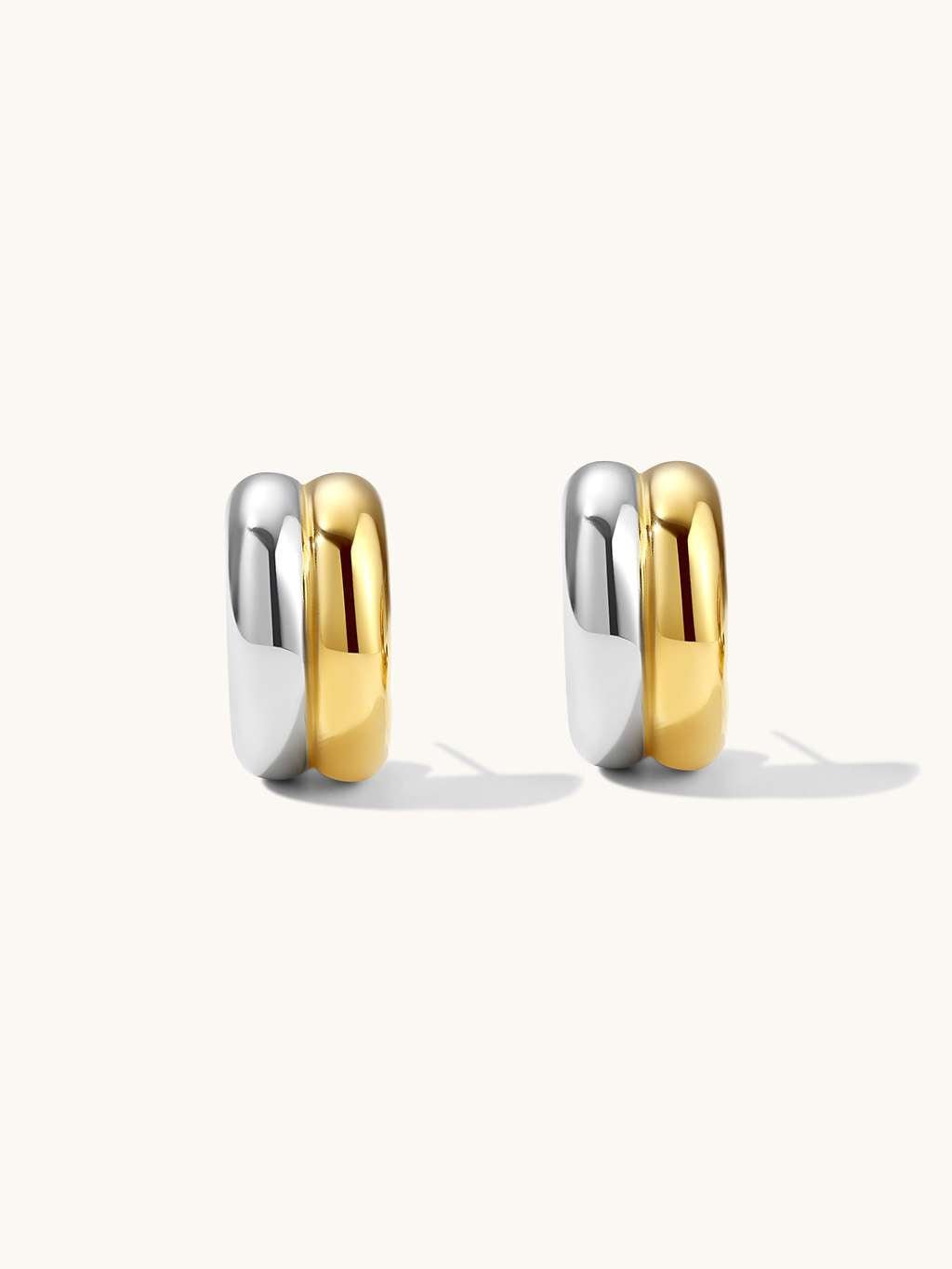 Double Pride Ohrringe - Dorose | Wasserfester Schmuck, 18K vergoldet