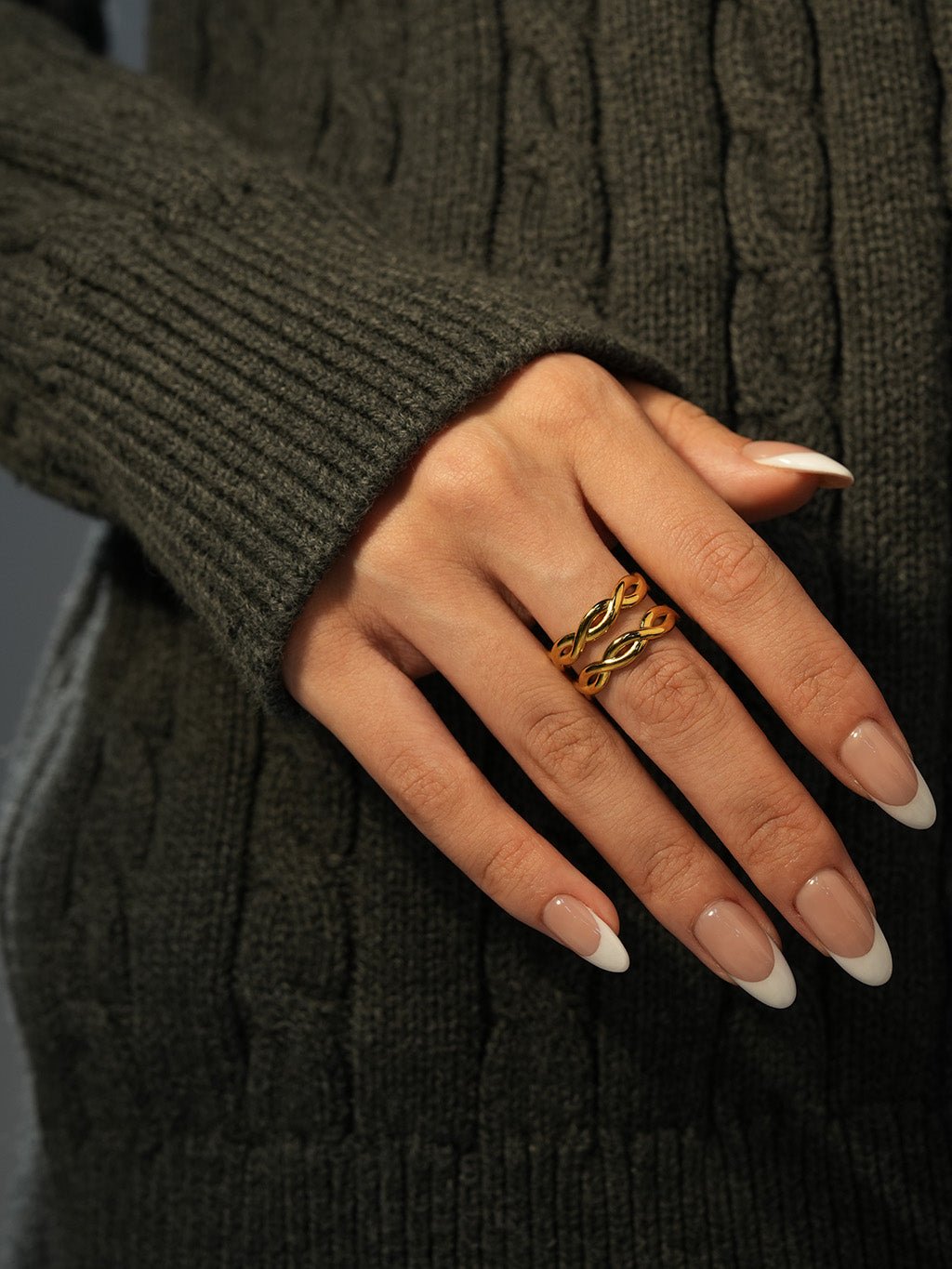 Double - Row Ring - Dorose | Wasserresistent, kein Verfärben