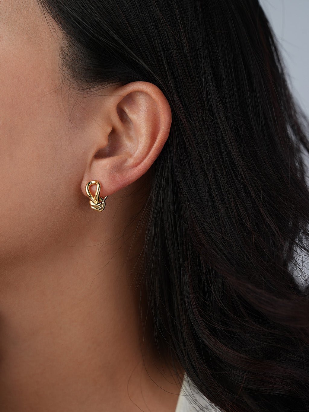Elegante gedrehte Ohrringe Gold - Dorose | Wasserresistent, kein Verfärben