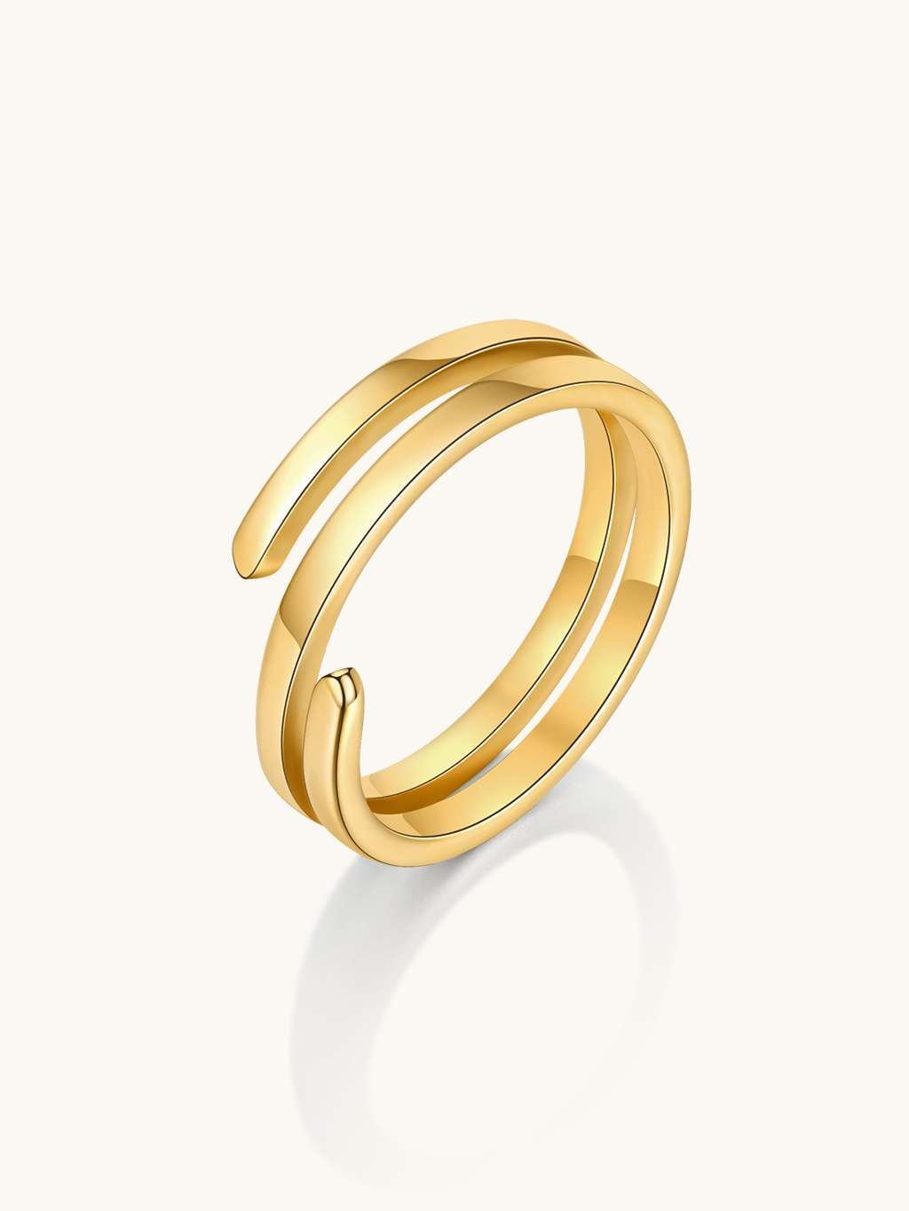 Fabulous Ring Gold - Dorose | Wasserfester Schmuck, 18K vergoldet