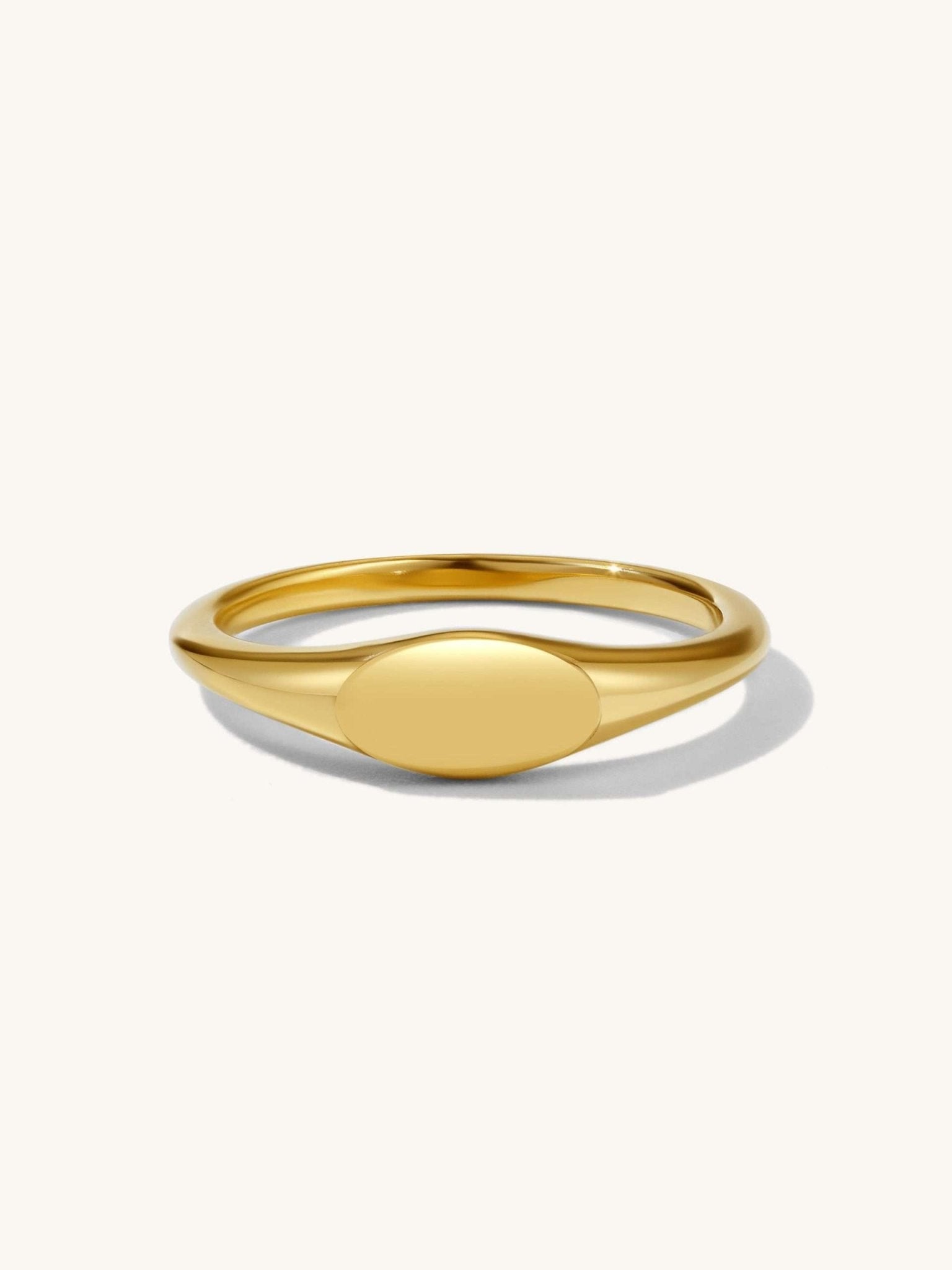Flat Ring Gold & Silber - Dorose | Wasserfester Schmuck, 18K vergoldet