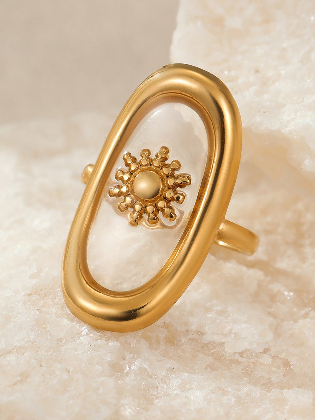 Floating Sun Ring Gold - Dorose | Wasserresistent, kein Verfärben