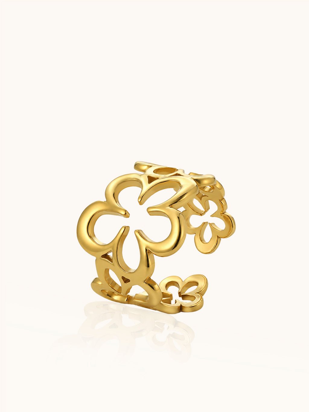 Floral Majesty Ring Gold - Dorose | Wasserresistent, kein Verfärben