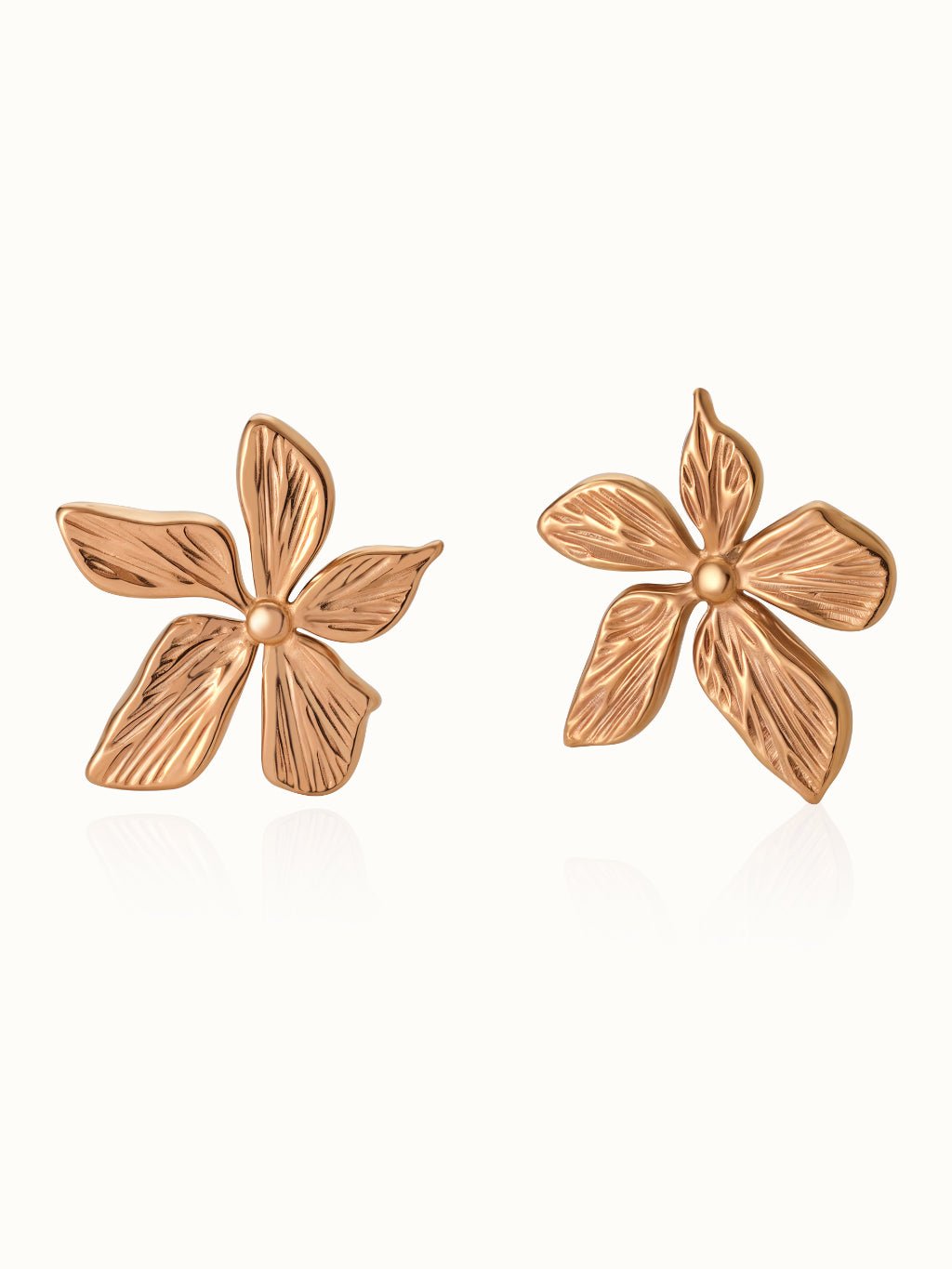 Flower Ohrstecker Gold - Dorose | Wasserresistent, kein Verfärben