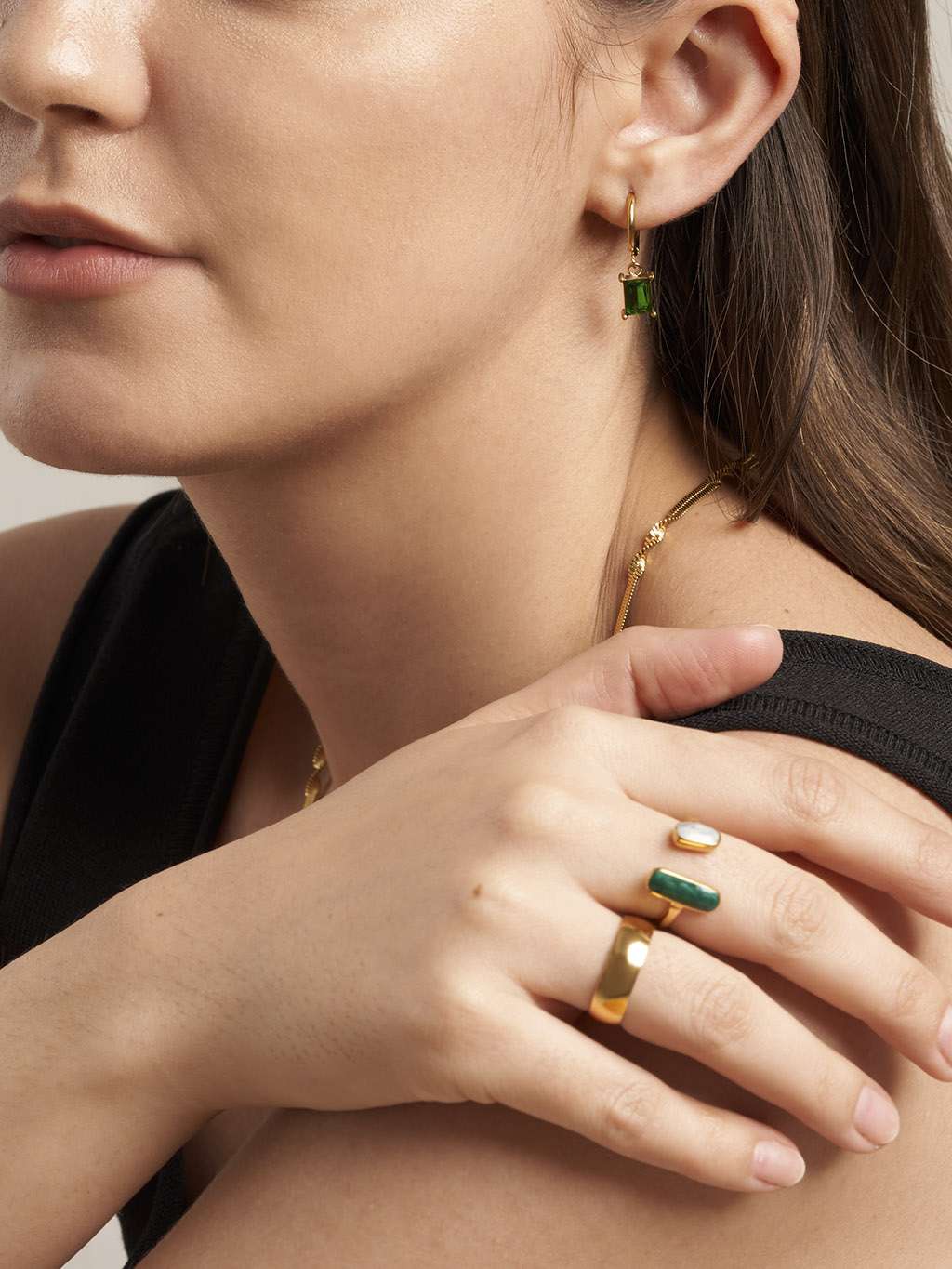 Forests Ring Gold - Dorose | Wasserfester Schmuck, 18K vergoldet