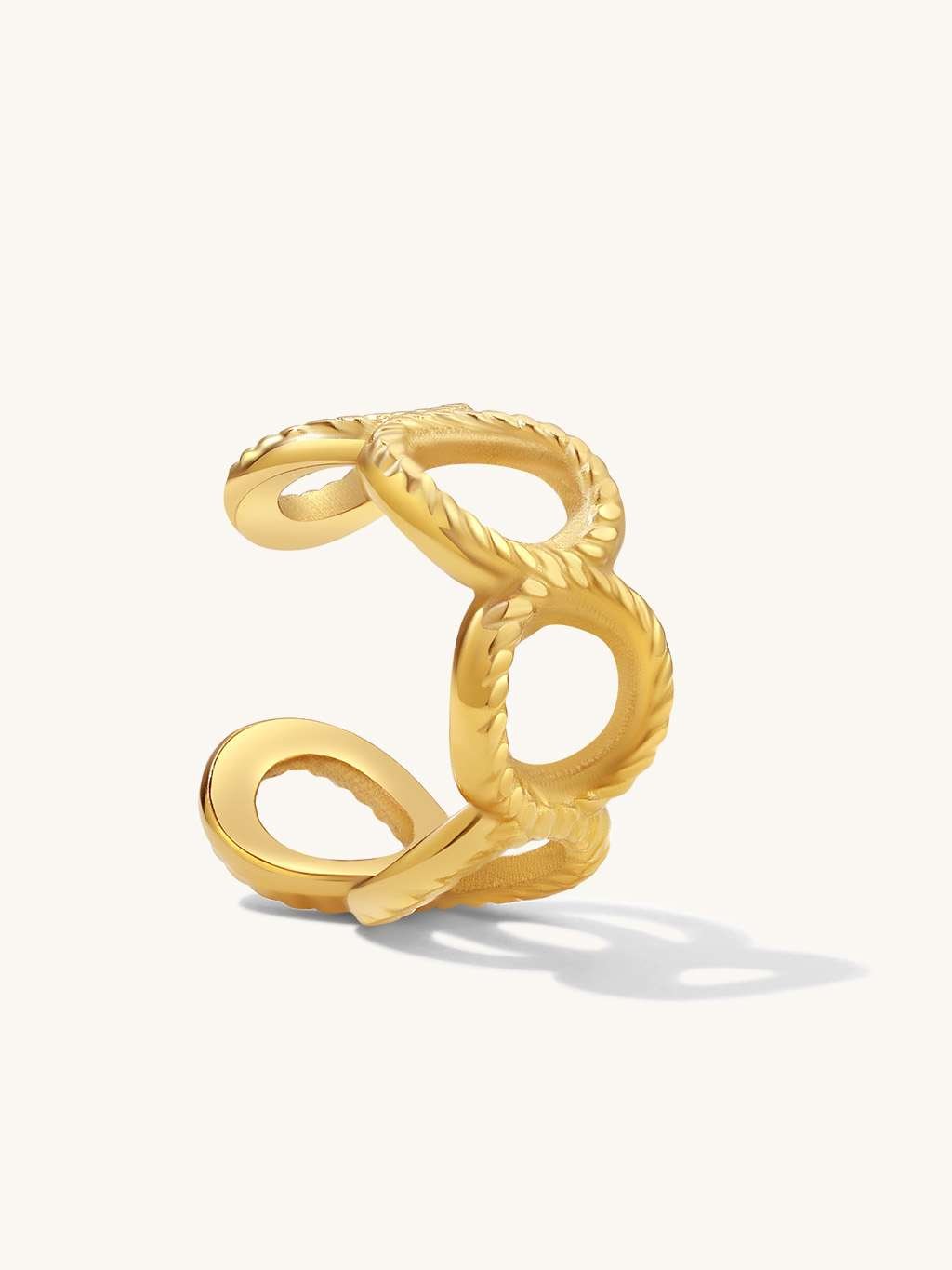Forever Earcuff Gold - Dorose | Wasserfester Schmuck, 18K vergoldet