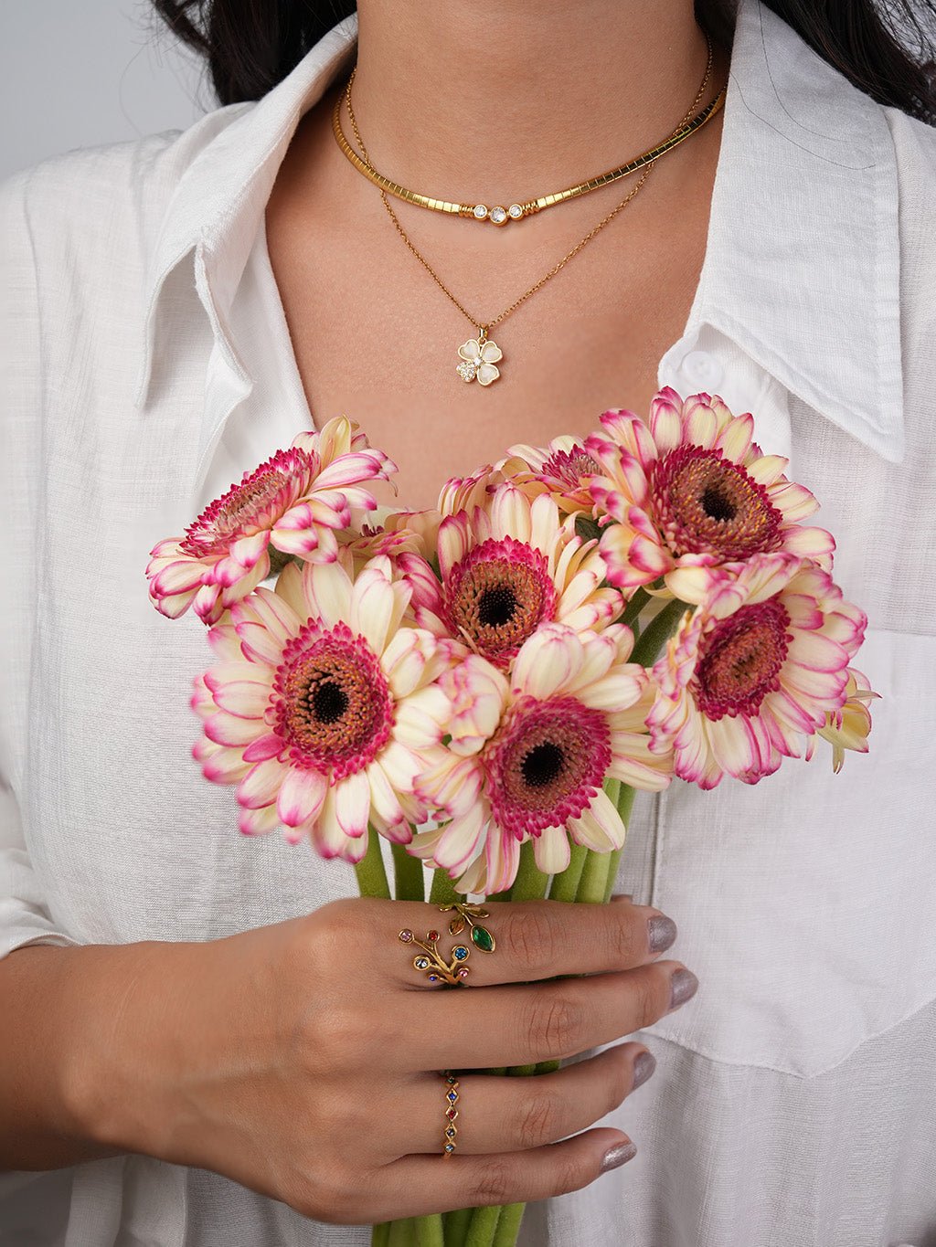 Four Leaf Clover Kette Gold - Dorose | Wasserresistent, kein Verfärben