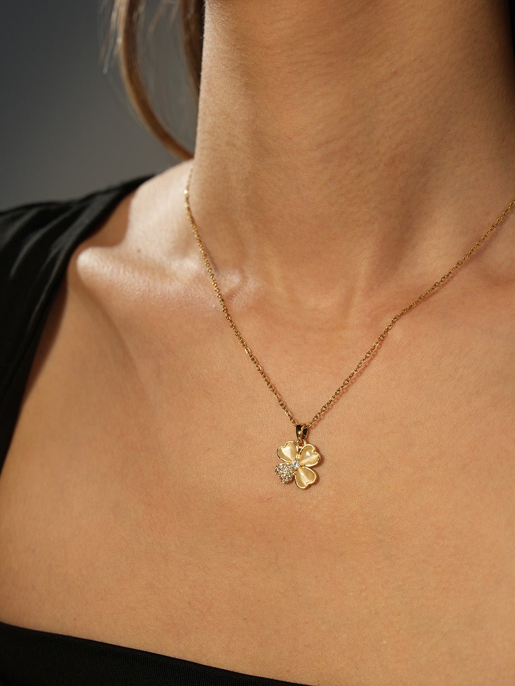 Four Leaf Clover Kette Gold - Dorose | Wasserresistent, kein Verfärben