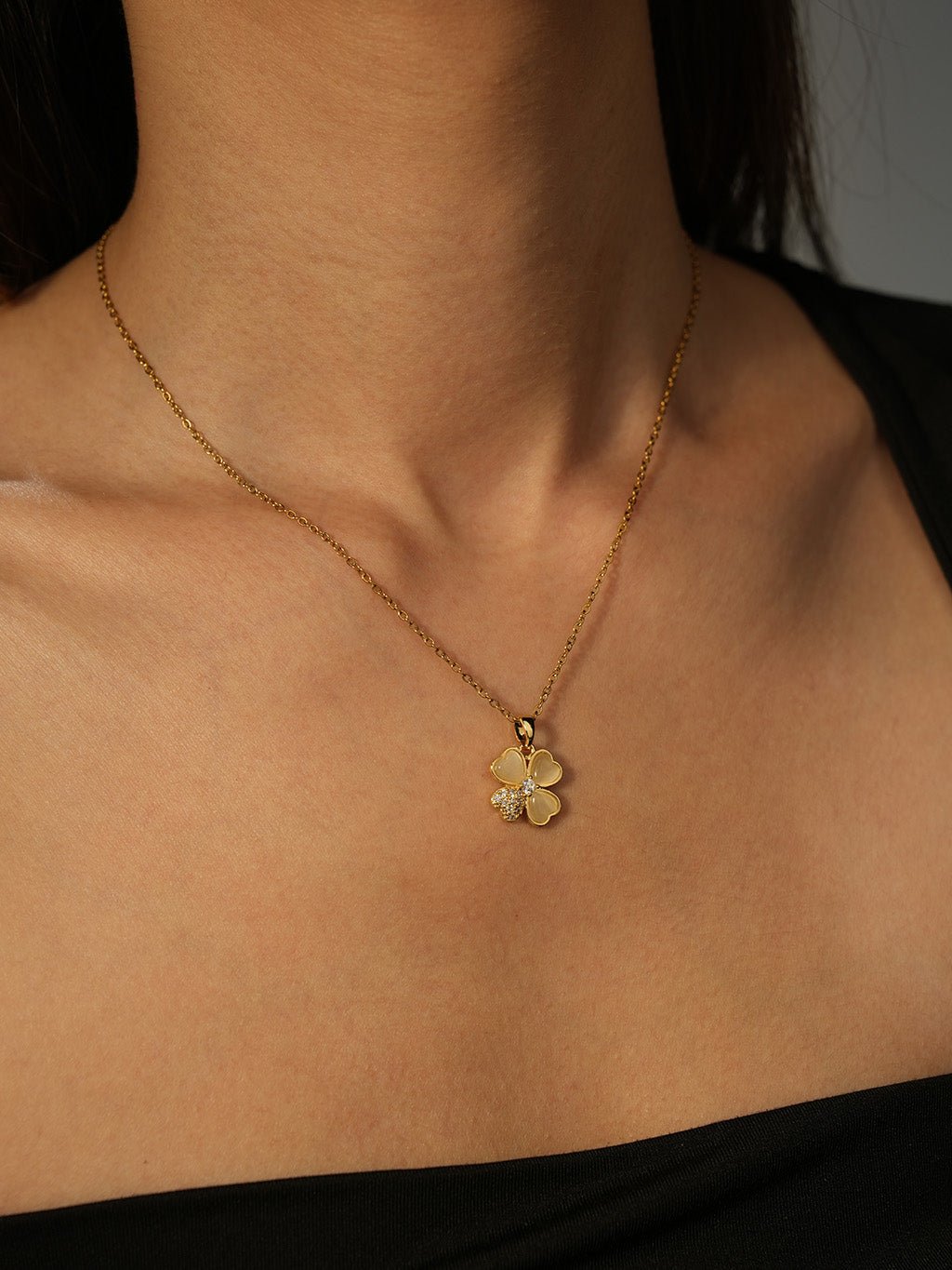 Four Leaf Clover Kette Gold - Dorose | Wasserresistent, kein Verfärben
