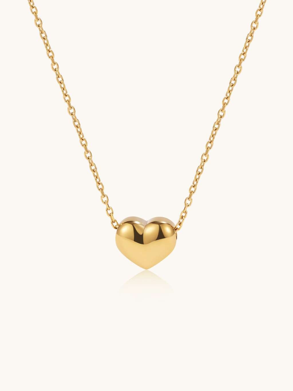Full Heart Halskette Gold - Dorose | Wasserfester Schmuck, 18K vergoldet