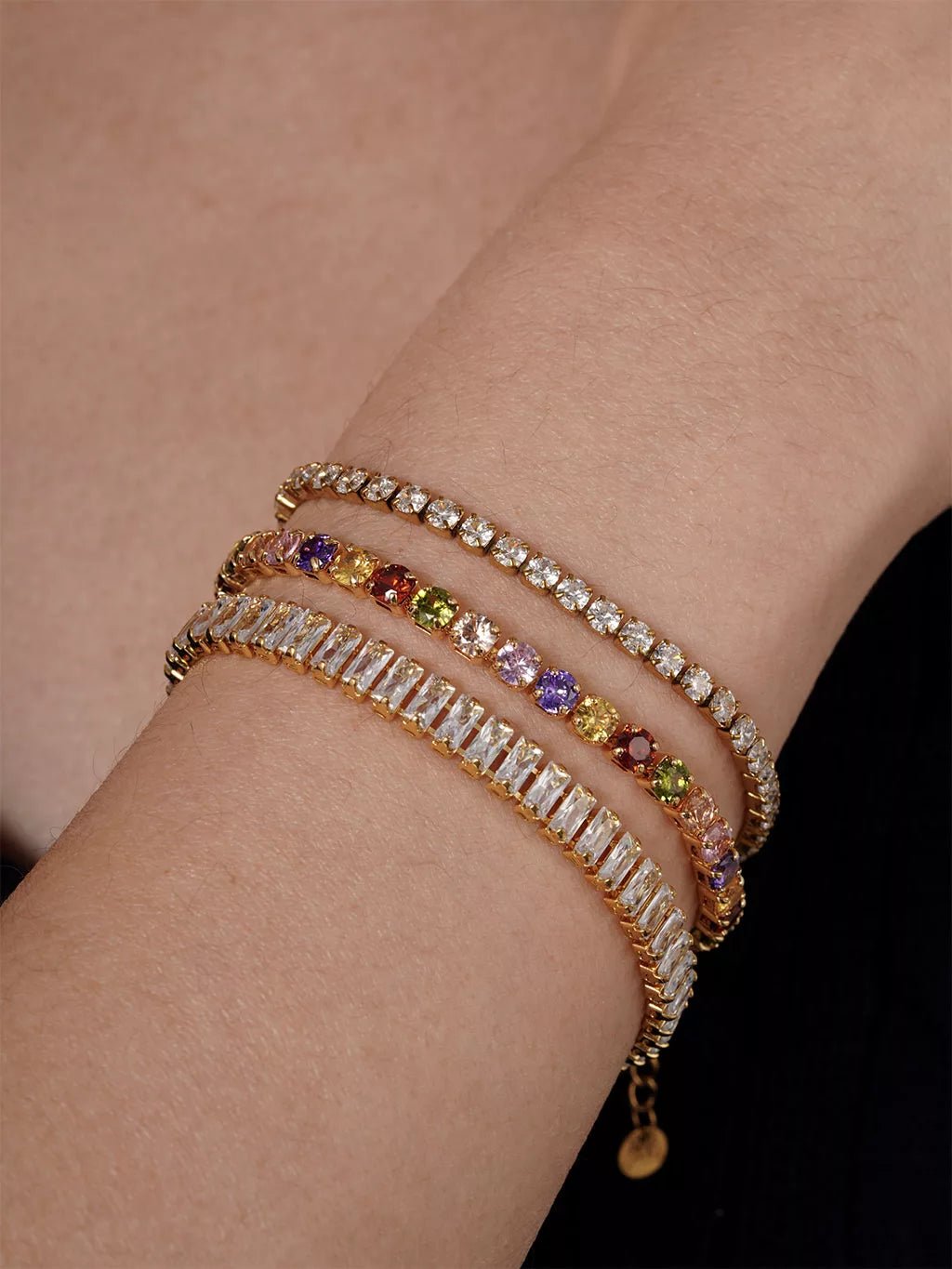 Full Shine Armband Gold - Dorose | Wasserfester Schmuck, 18K vergoldet