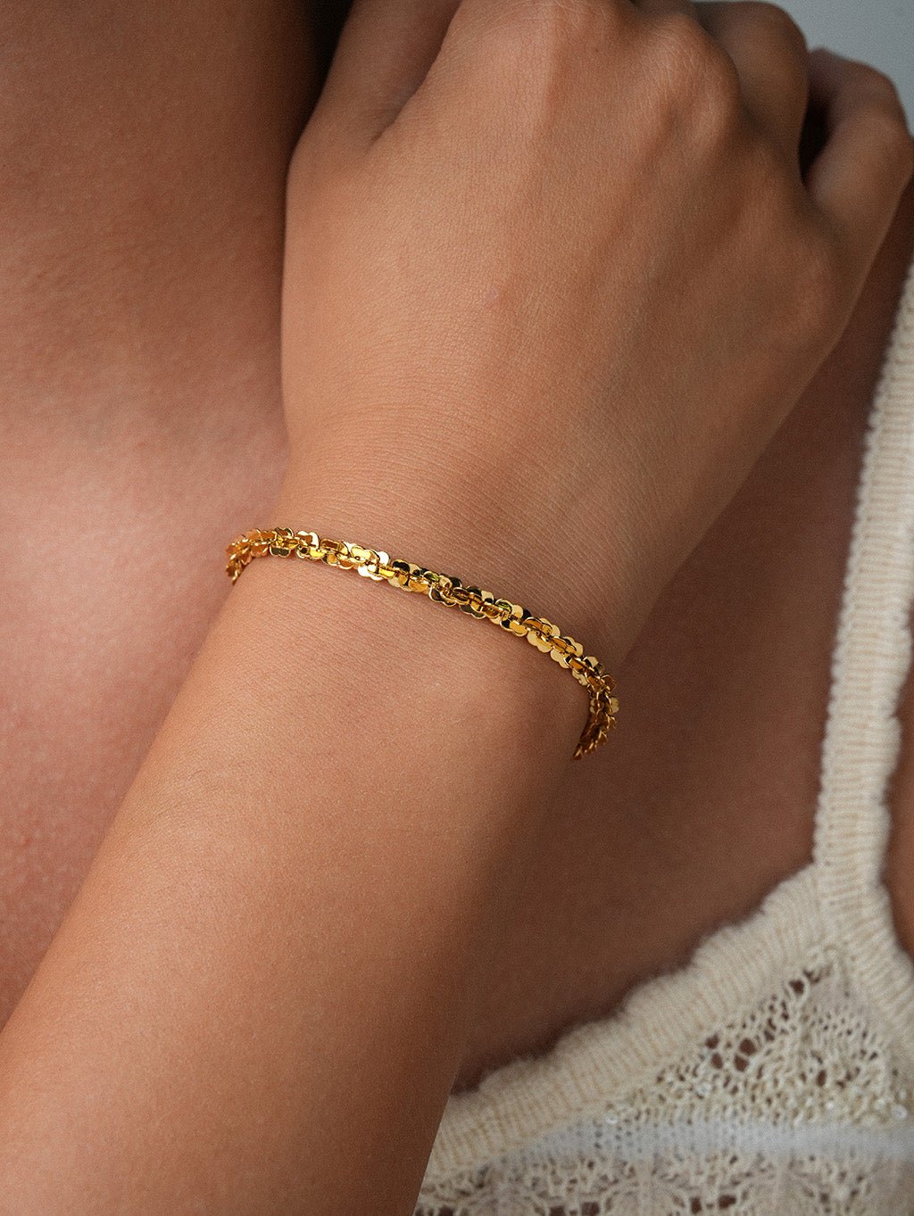 Geflochtenes Edelstahl Armband Gold - Dorose | Wasserresistent, kein Verfärben