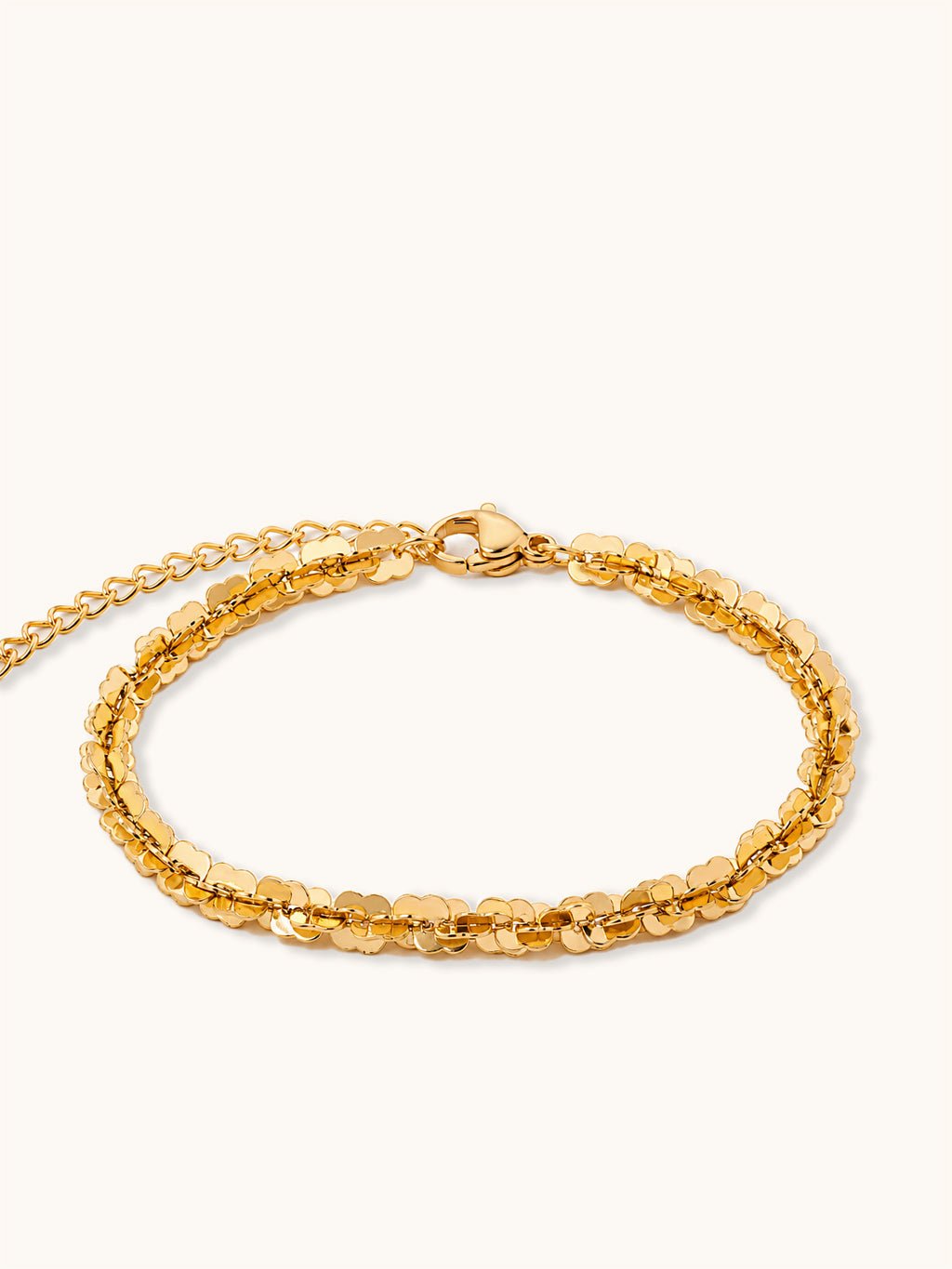 Geflochtenes Edelstahl Armband Gold - Dorose | Wasserresistent, kein Verfärben