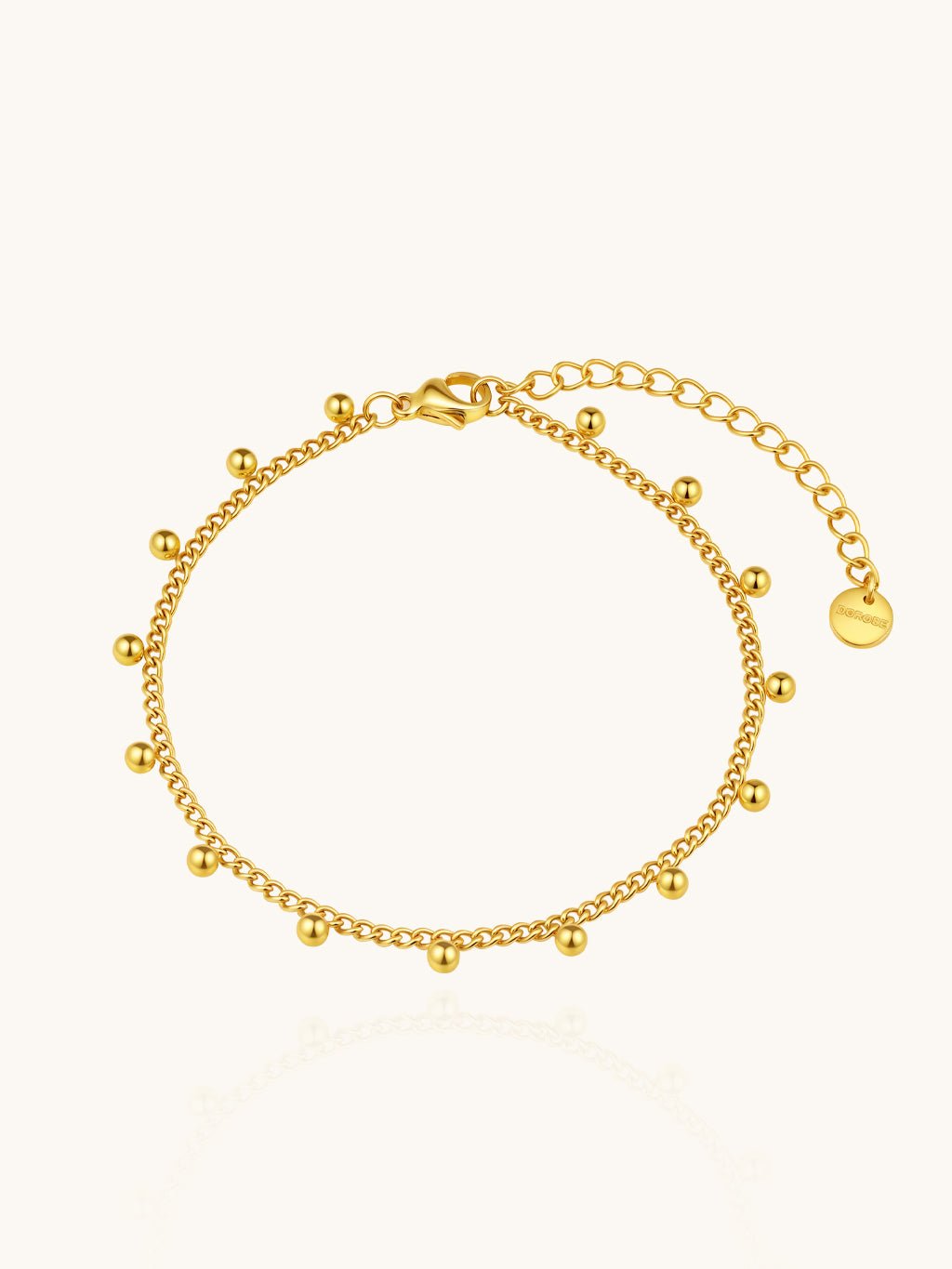 Goldkugel - Reihe Armband Gold - Dorose | Wasserresistent, kein Verfärben