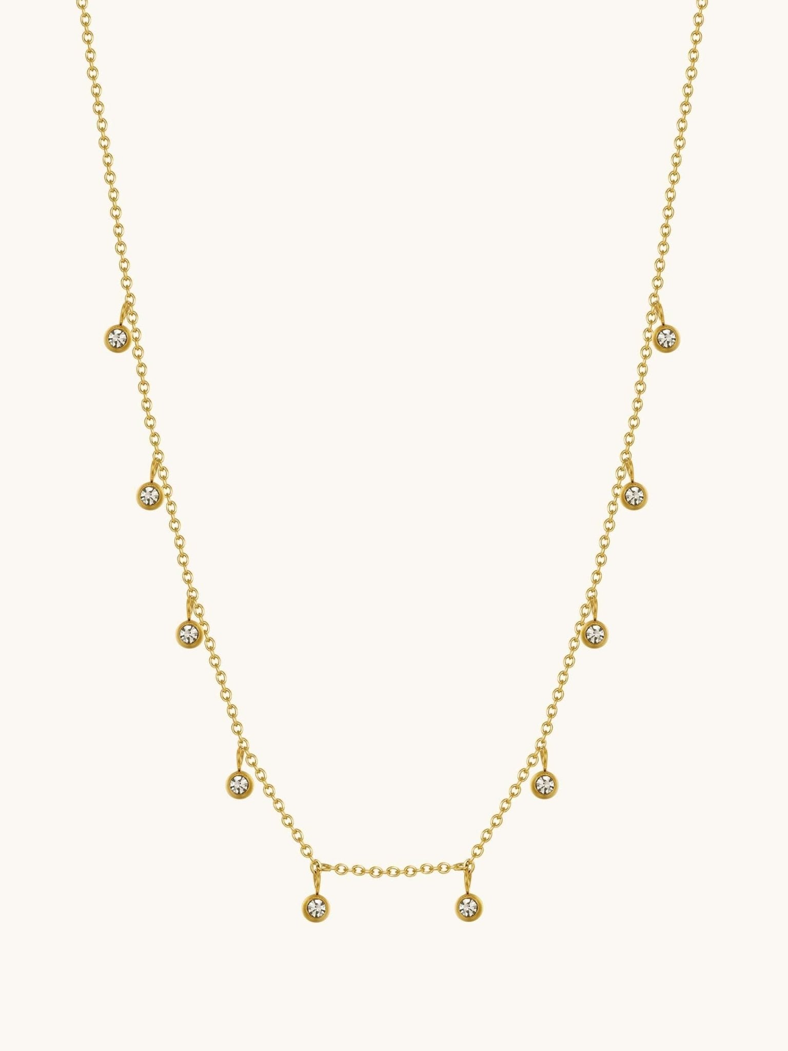 Halskette Little Drops Gold - Dorose | Wasserfester Schmuck, 18K vergoldet