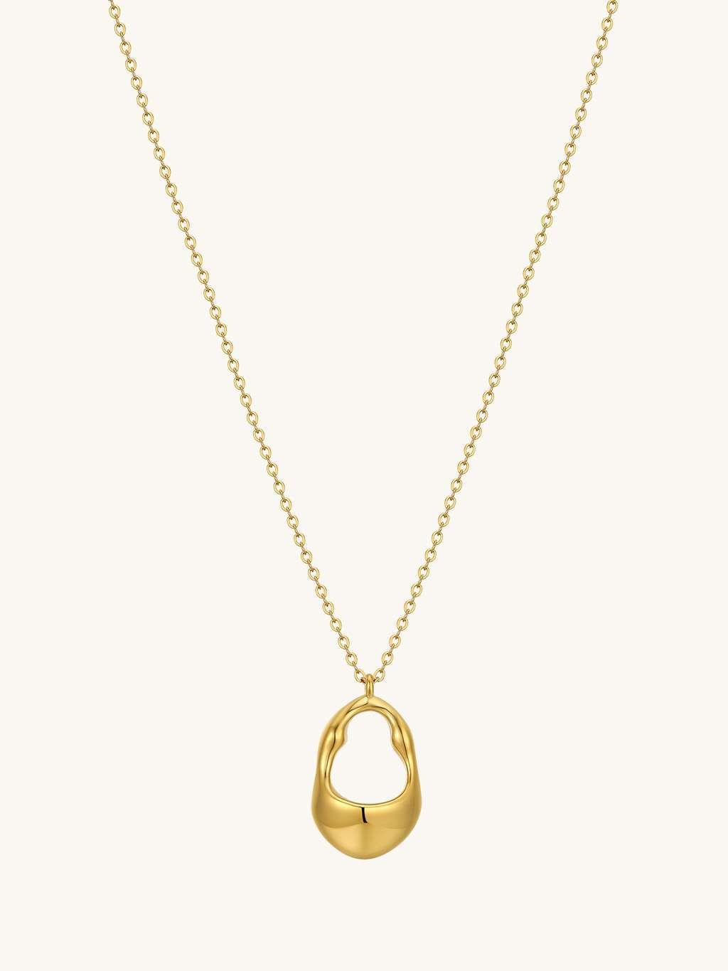 Halskette mit Schloss Gold - Dorose | Wasserfester Schmuck, 18K vergoldet