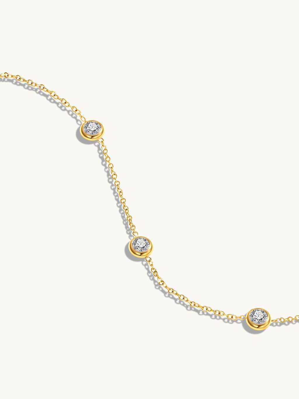 Halskette Orient Zirkonia - Dorose | Wasserfester Schmuck, 18K vergoldet