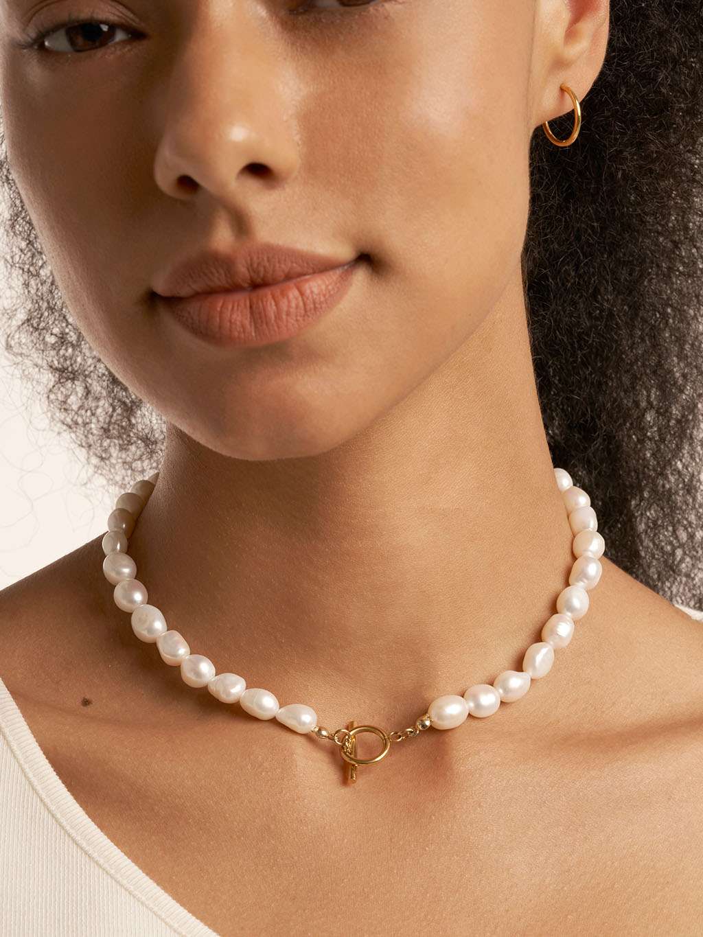 Halskette Ot Pearls Gold - Dorose | Wasserfester Schmuck, 18K vergoldet