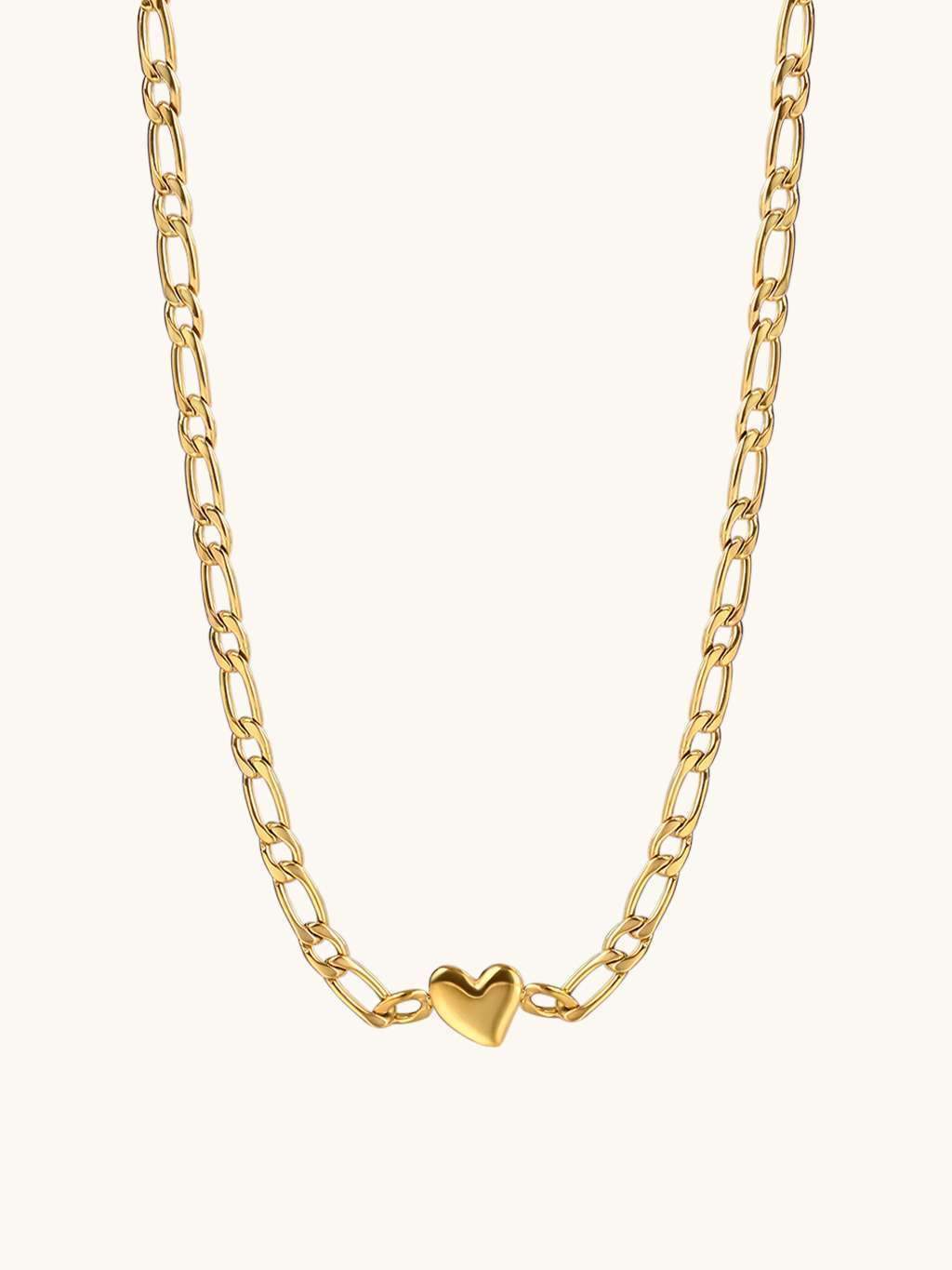 Heart Cherish Halskette Gold - Dorose | Wasserfester Schmuck, 18K vergoldet