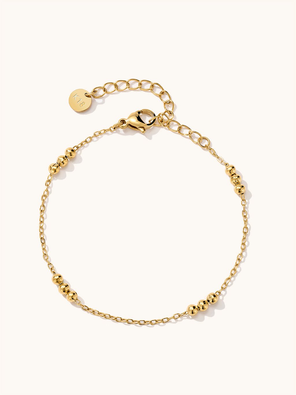 Hey Happiness Armband Gold - Dorose | Wasserfester Schmuck, 18K vergoldet